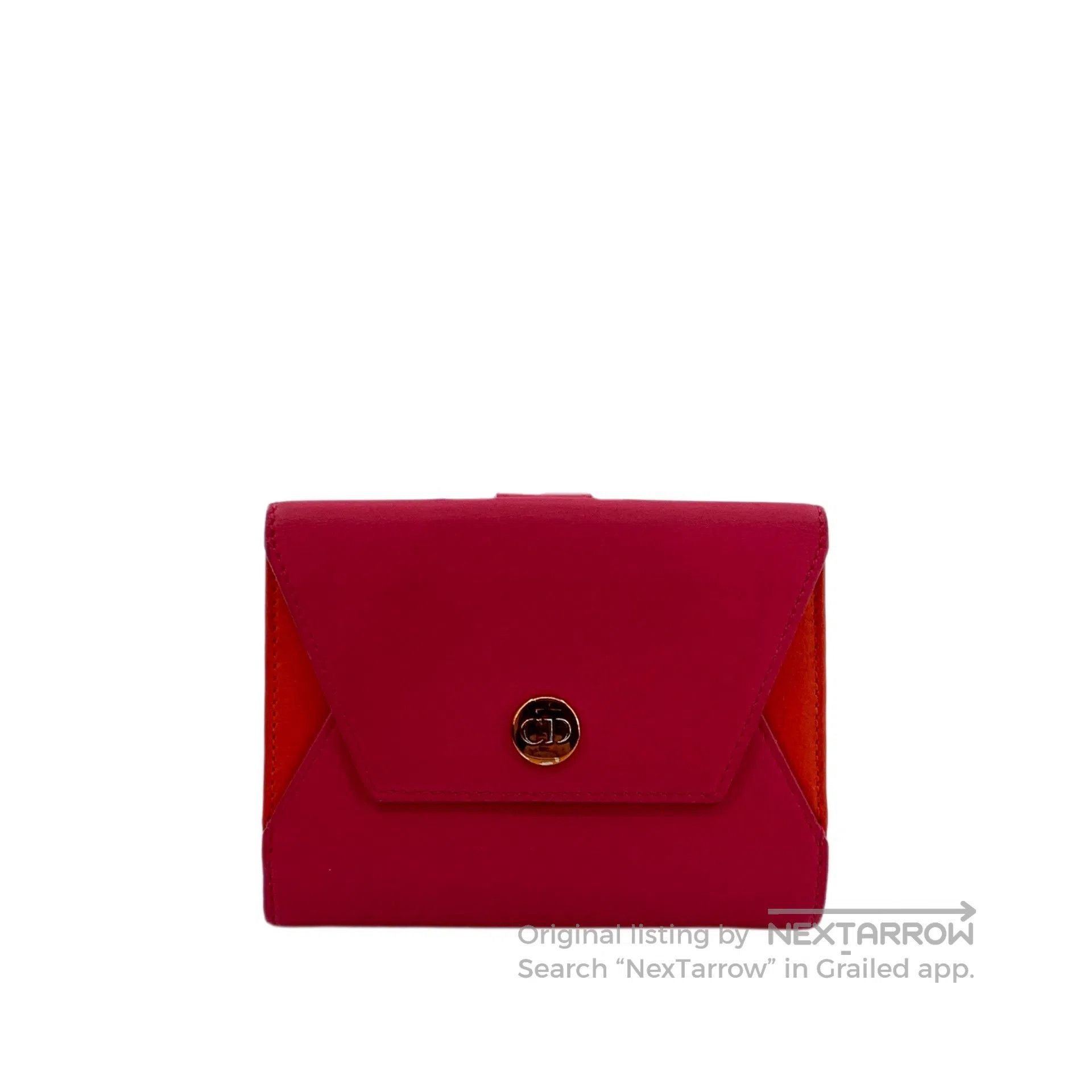 Dior Dior Red CD Logo Cardholder Wallet| Size ONE SIZE - 1 Thumbnail