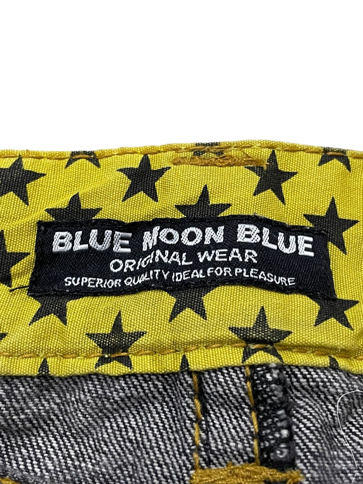 Hysteric Glamour Blue Moon Japan Distressed Patchwork Details Jeans Size US 29 - 16 Thumbnail