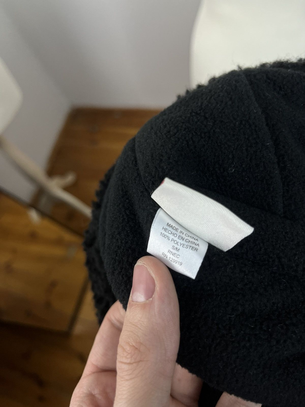 Levi's × Vintage Black Sherpa Flannel Ushanka Aviator Trapper Beanie Hat Size ONE SIZE - 8 Thumbnail