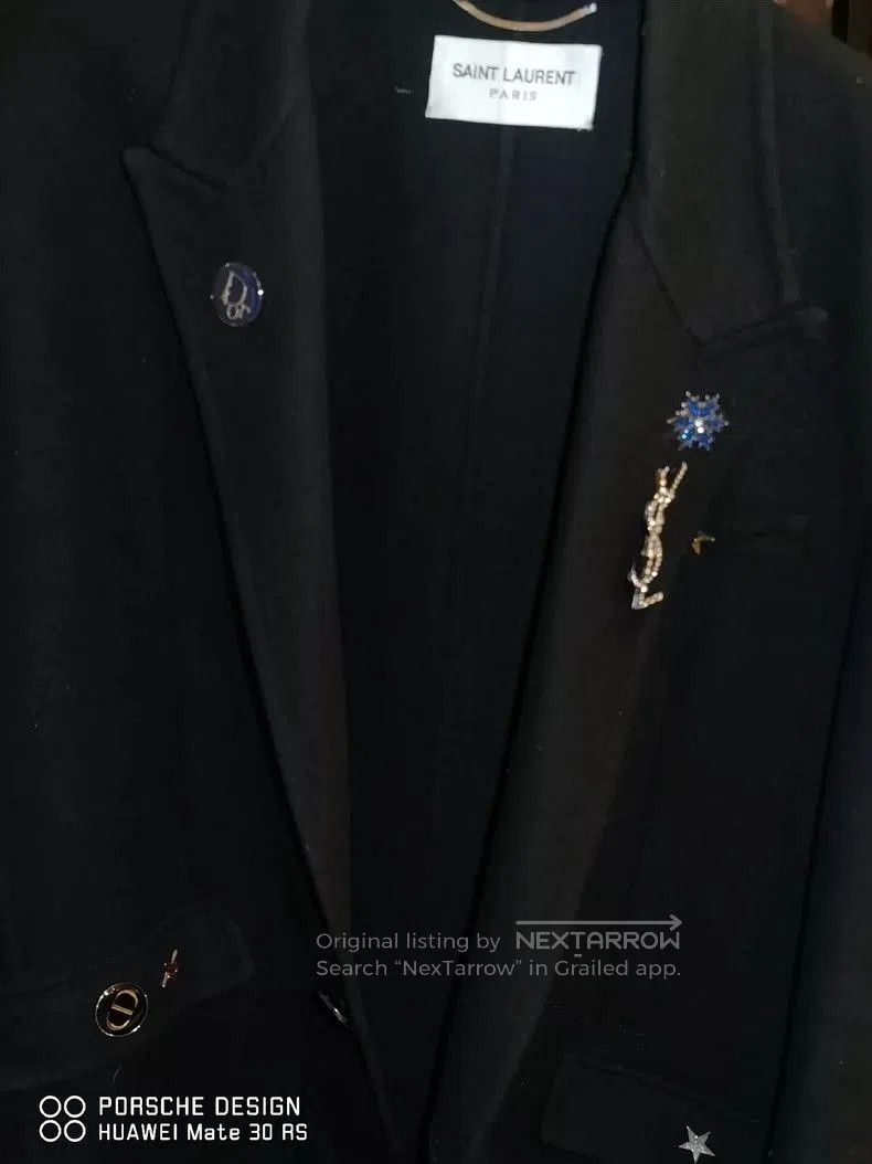 Saint Laurent Paris Saint Laurent Wool Coat M Size. Size US L / EU 52-54 / 3 - 8 Thumbnail