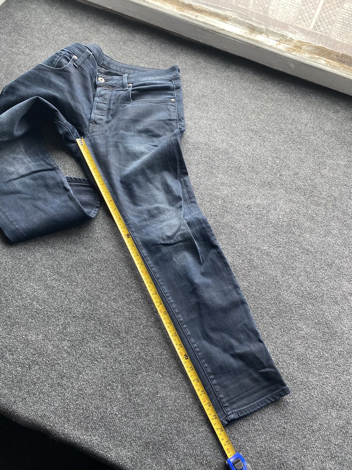 G-Star 🔥Opium Punk G Star dark washed blue jeans 3301 slim y2k goth Size US 34 / EU 50 - 11 Thumbnail