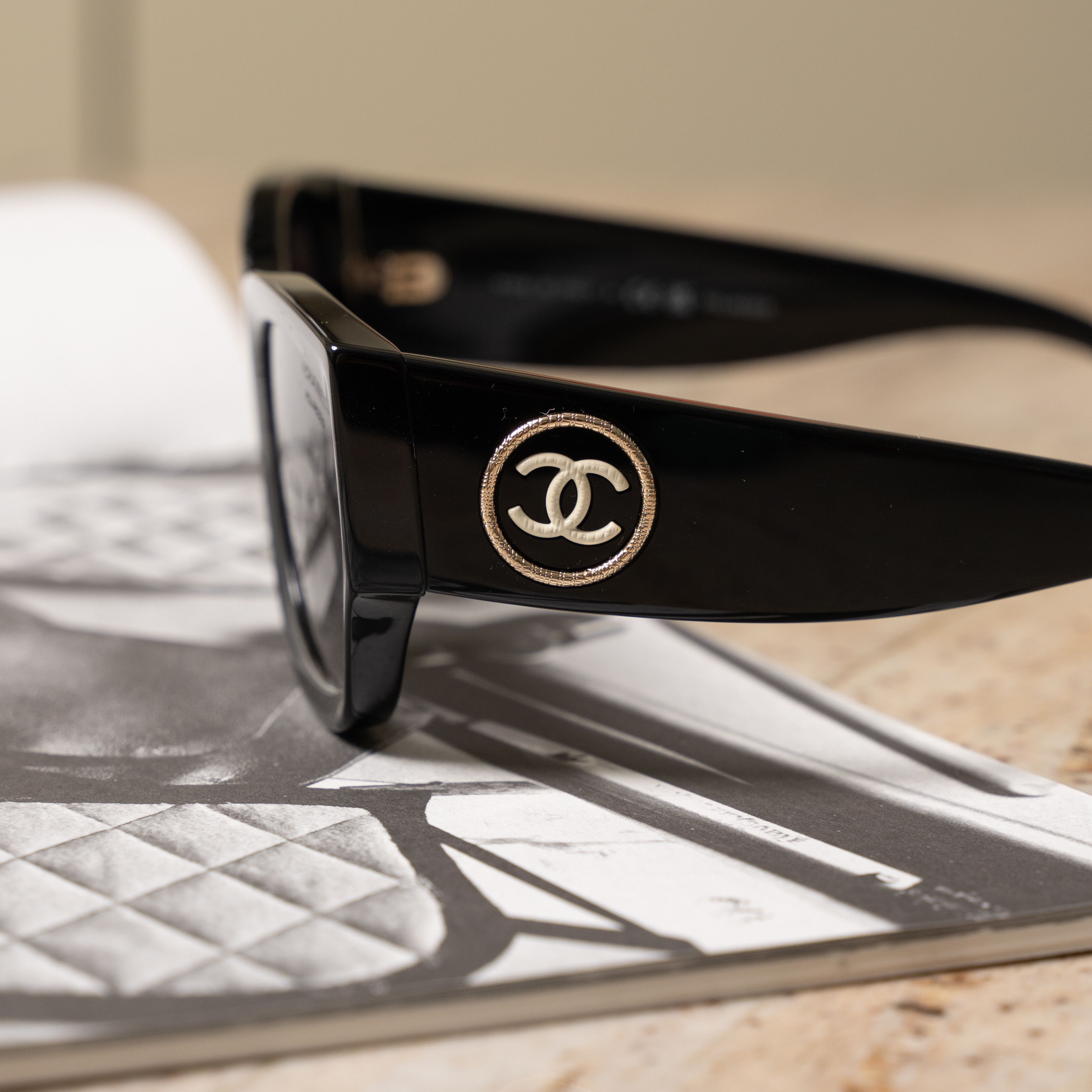 Chanel CHANEL 0CH5507 C622S8 Sunglasses BLACK Size ONE SIZE - 2 Thumbnail
