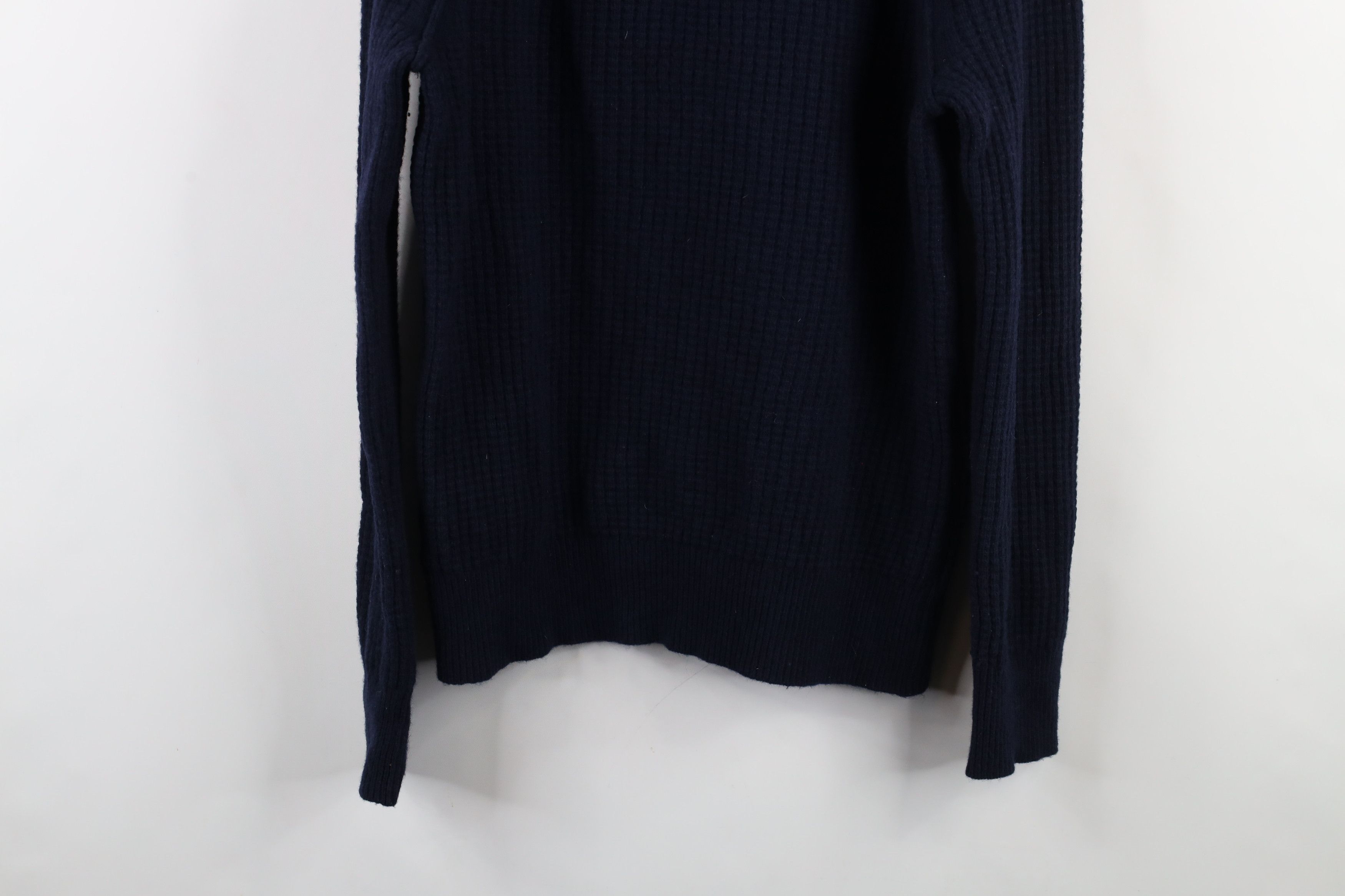 Banana Republic × Vintage Banana Republic Wool Italian Yarn Knit Thermal Sweater Blue Size US M / EU 48-50 / 2 - 9 Thumbnail