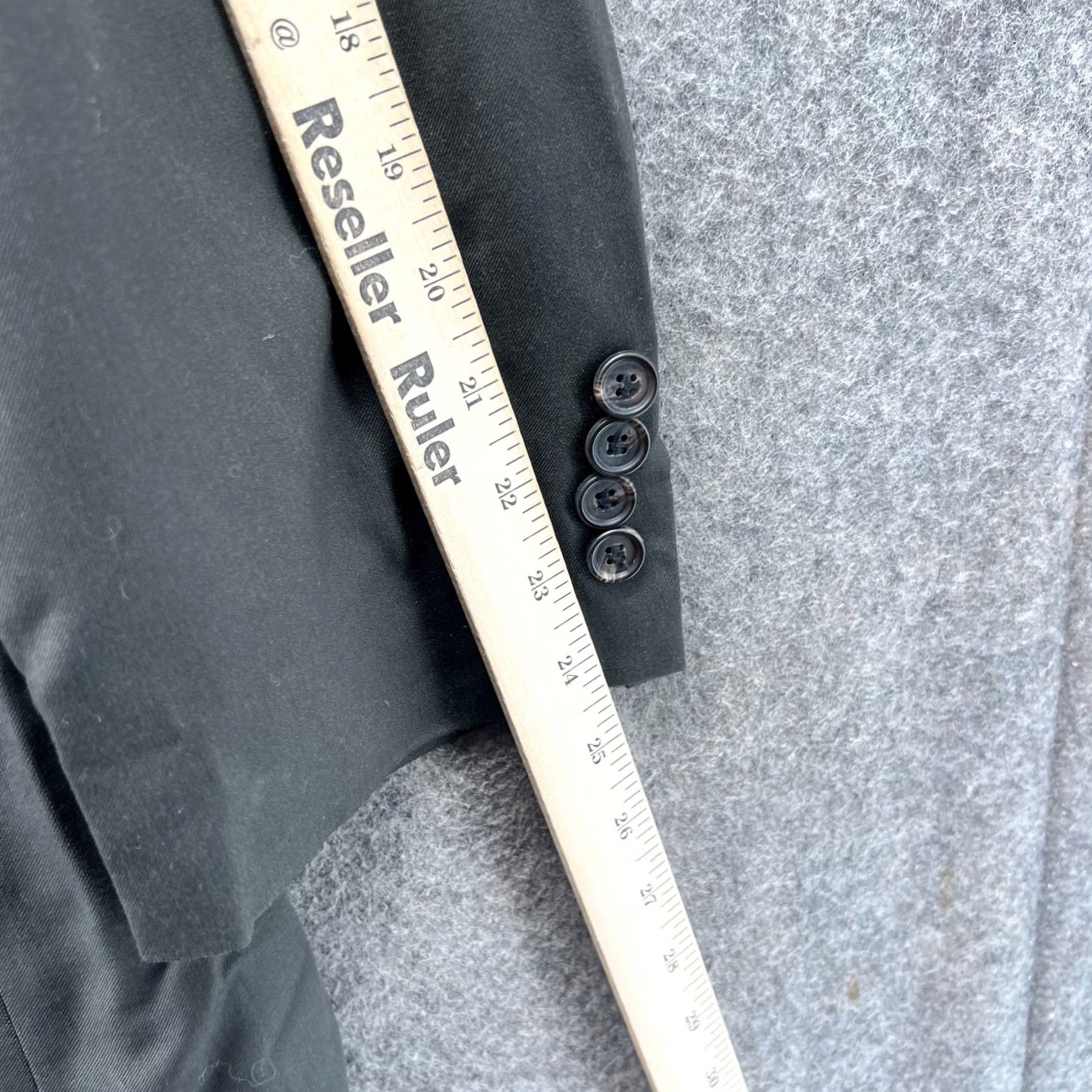 Ralph Lauren VINTAGE Ralph Lauren Blazer Men 44 Gray Sport Coat Single Breasted 2 Piece Jacket Shirt? Size 44R - 6 Thumbnail