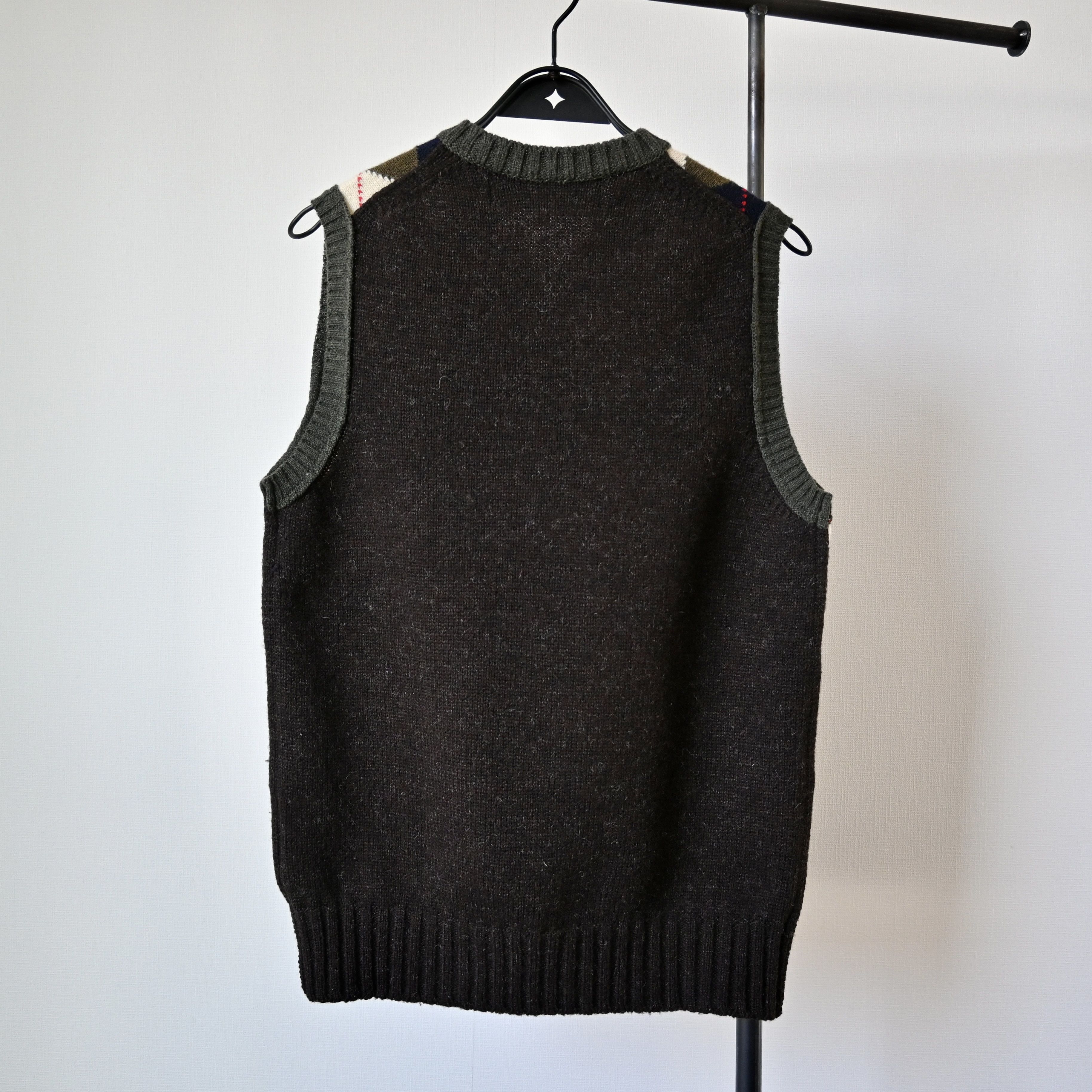 Comme des Garcons Homme AD2007 Comme des Garcons Homme wool docking knit vest Size US M / EU 48-50 / 2 - 2 Thumbnail