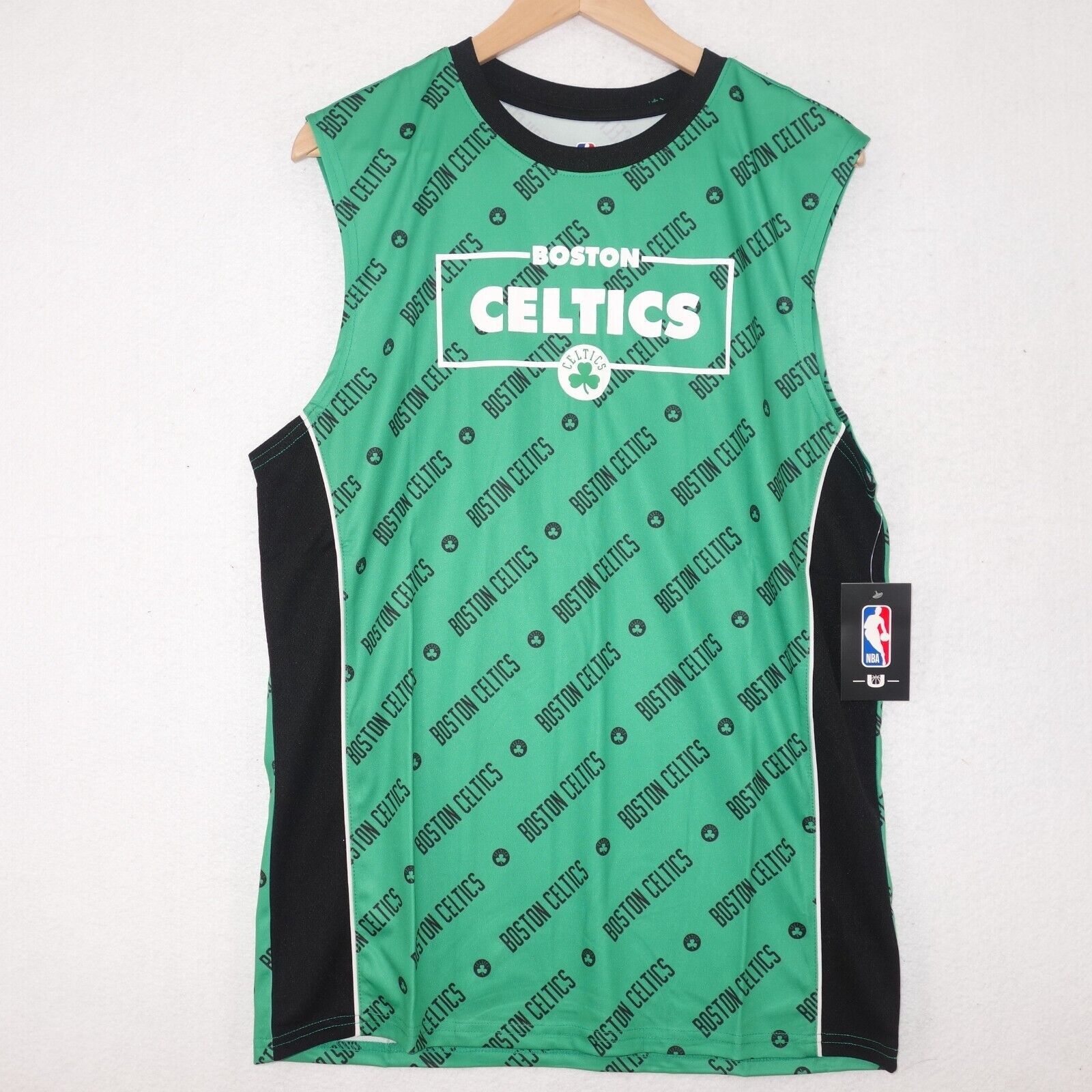 NBA NEW Boston Celtics NBA Authentic Tee Sleeveless Jersey Med Size US M / EU 48-50 / 2 - 1 Thumbnail