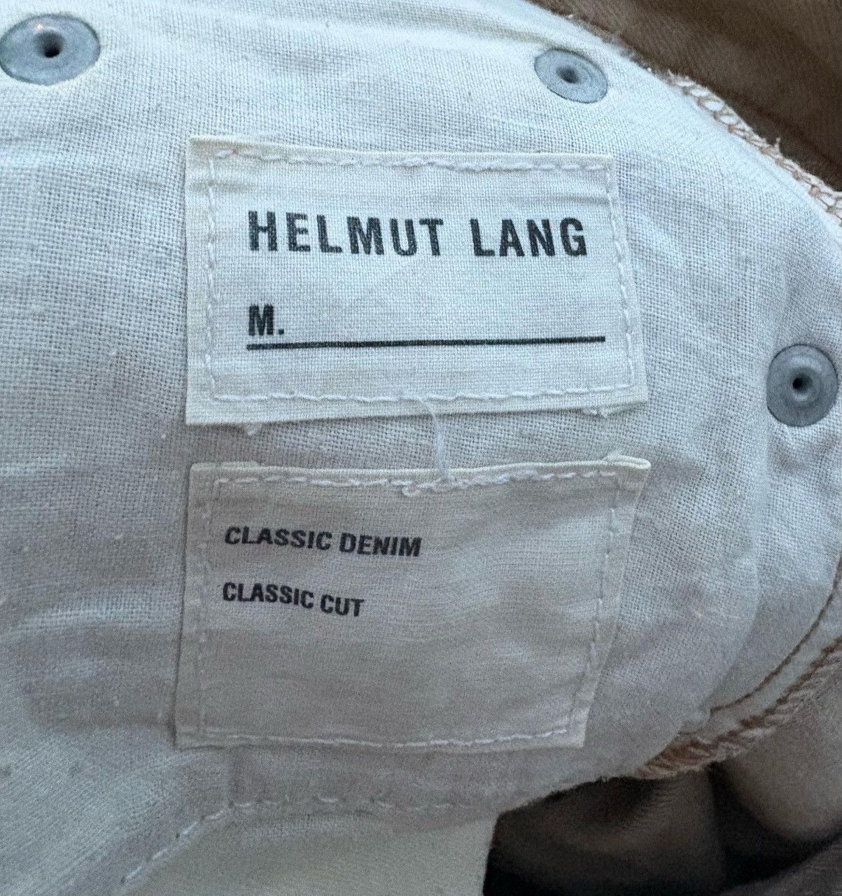 Helmut Lang 💥Last Drop💥Vintage Helmut Lang Classic Denim Size US 34 / EU 50 - 9 Thumbnail
