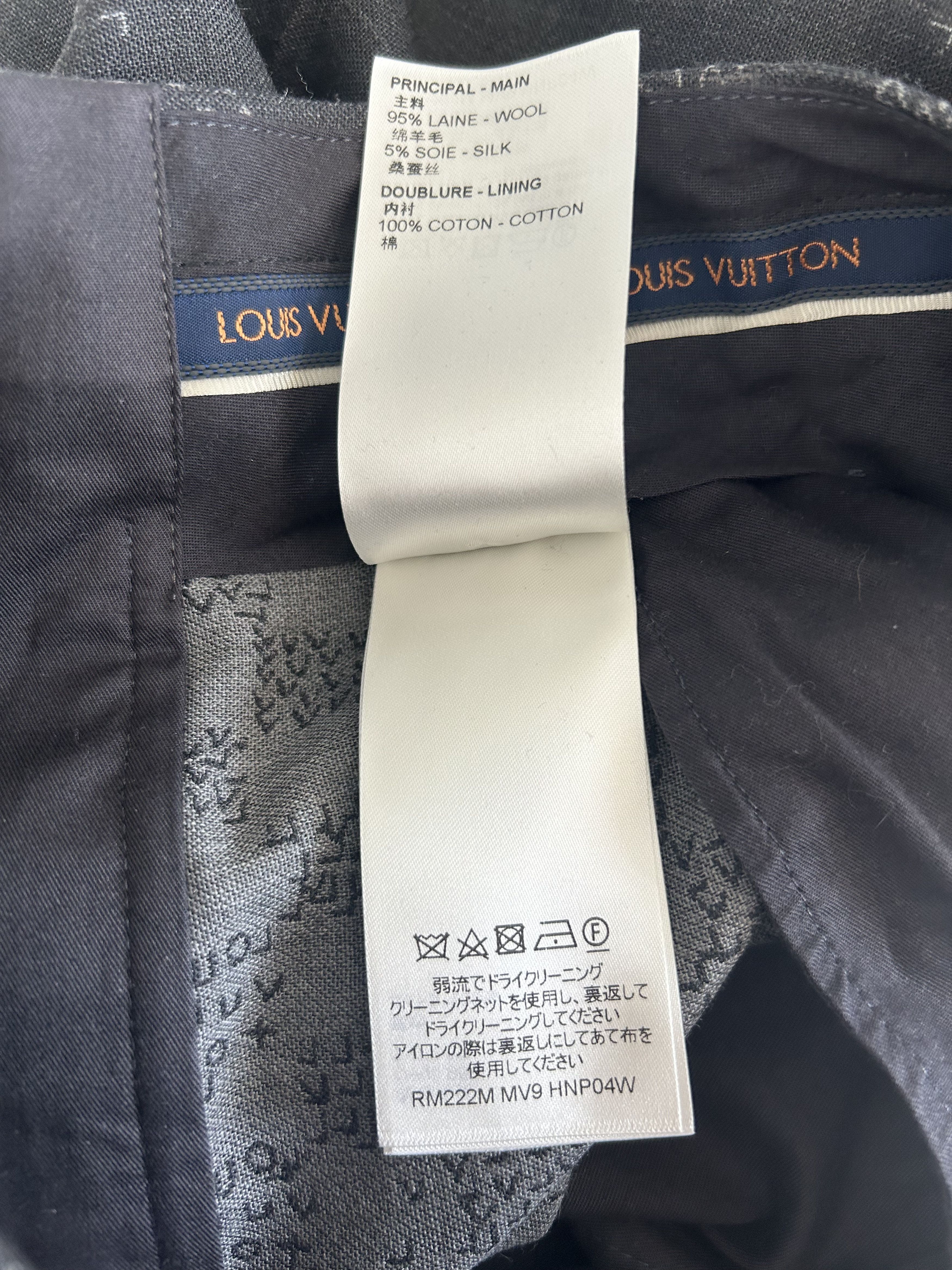 Louis Vuitton Louis Vuitton Grey & White LV Spread Trousers Size US 32 / EU 48 - 5 Thumbnail