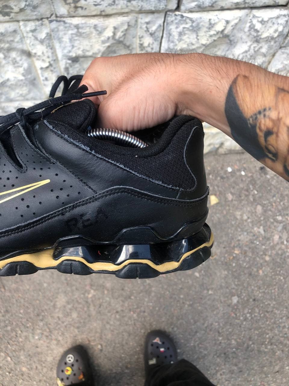 Nike × Vintage VERY RARE NIKE TRAINING RAY SHOX JAPAN STYLE DRILL Y2K 90s Size US 12 / EU 45 - 4 Thumbnail
