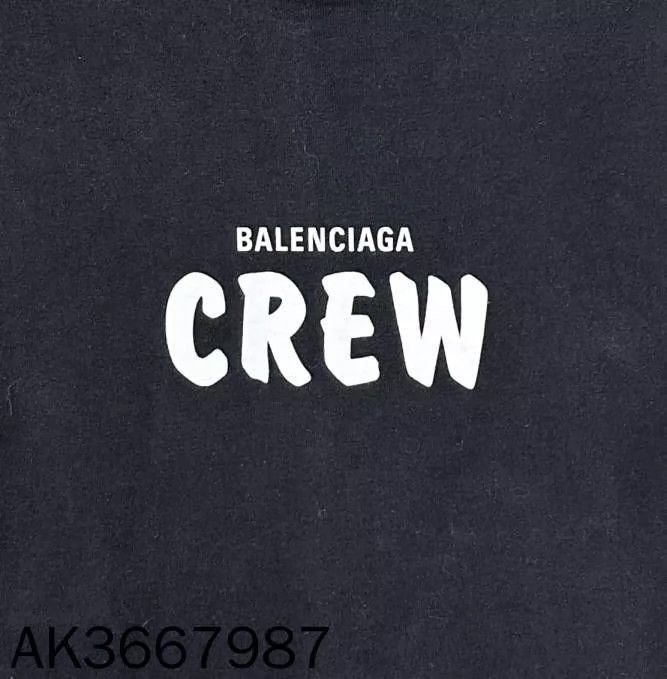 Balenciaga Balenciaga Crew printed logo short sleeves 2502-Nextarrow Size US XS / EU 42 / 0 - 4 Thumbnail
