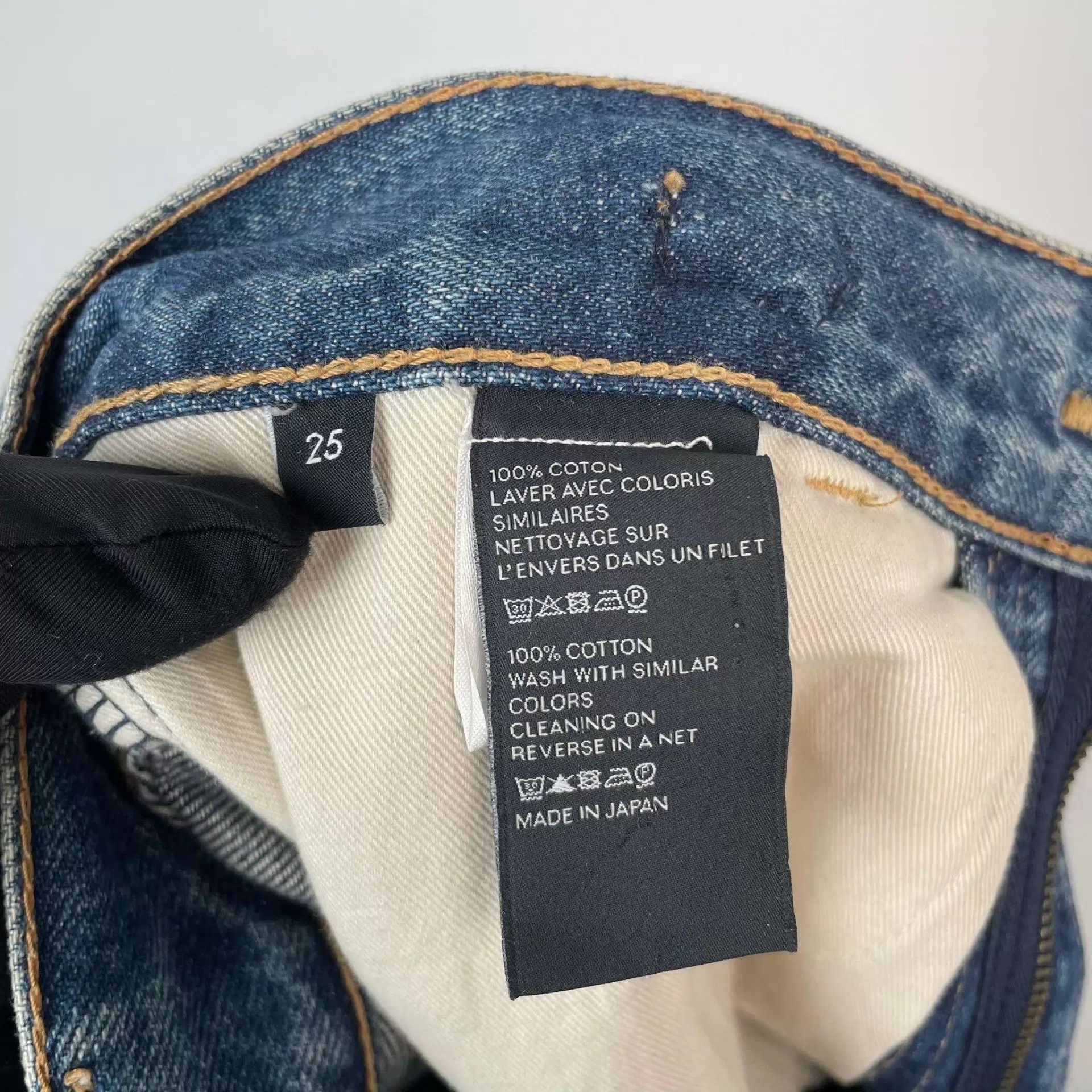 Celine Celine Denim Triumph Arc Pants 25 Blue 95 New Size 25" / US 0 / IT 36 - 6 Thumbnail