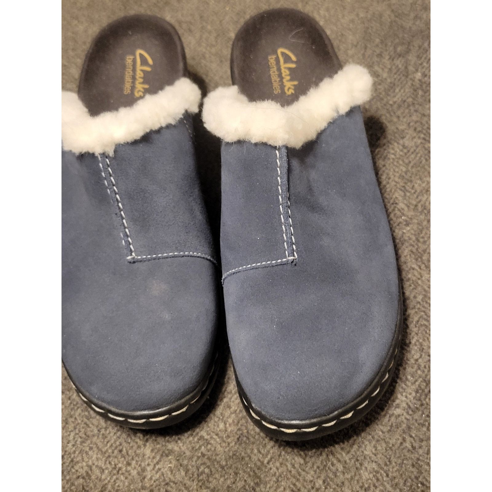 Clarks Clarks Bendables Slip-On Blue Slate 9M Size US 9 / EU 42 - 1 Thumbnail