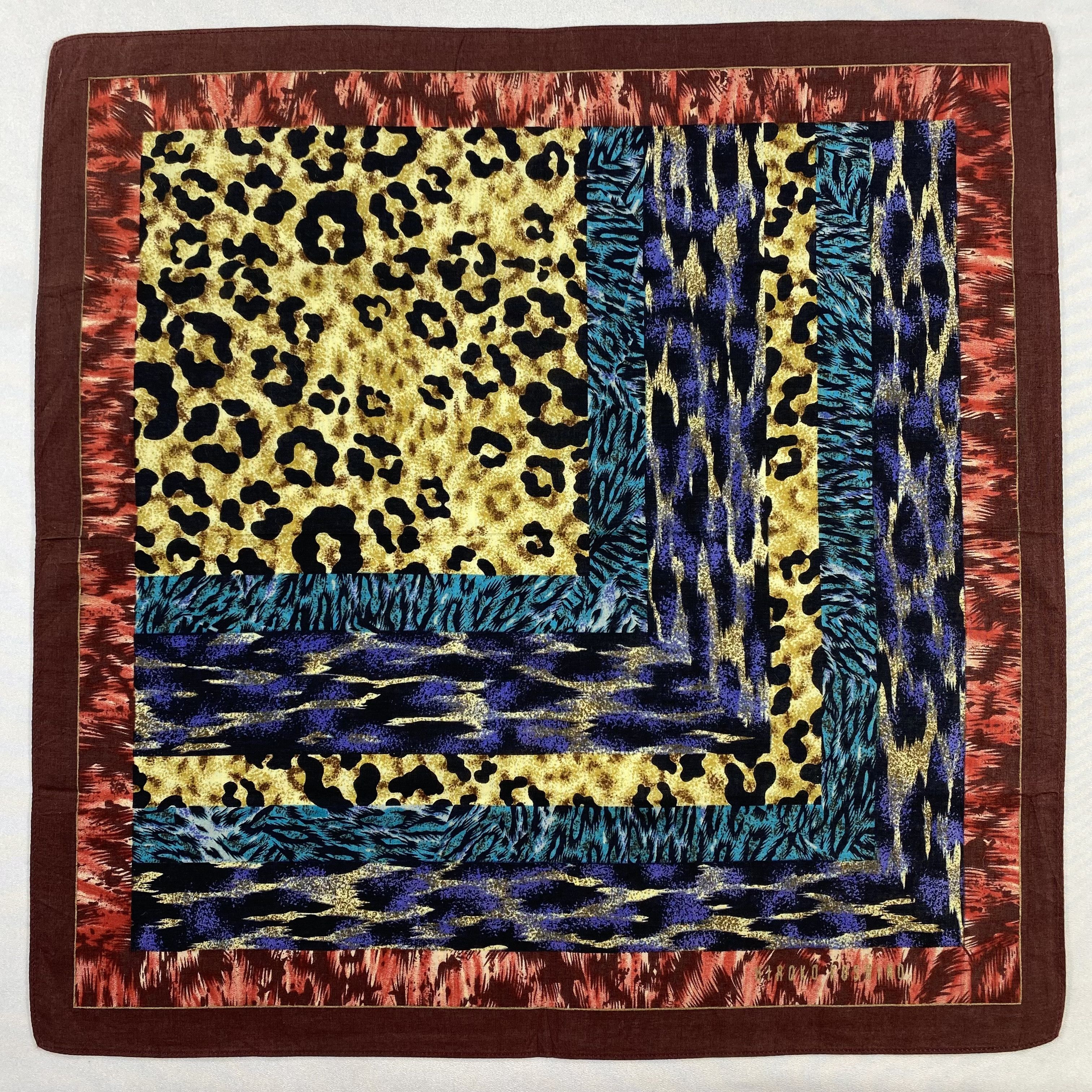 Hiroko Koshino Homme × Vintage Hiroko Koshino Homme Handkerchief / Neckerchief-P1557 Size ONE SIZE - 1 Thumbnail