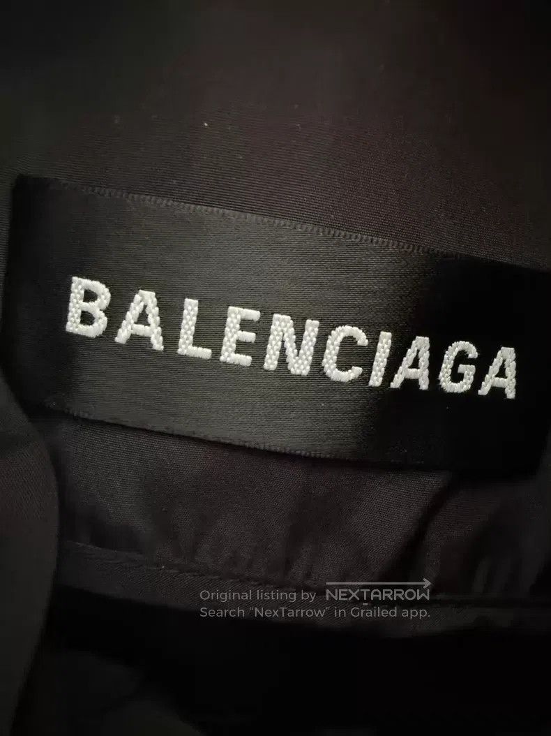 Balenciaga Balenciaga Black Coke Wave Logo Windbreaker Size US M / EU 48-50 / 2 - 3 Thumbnail