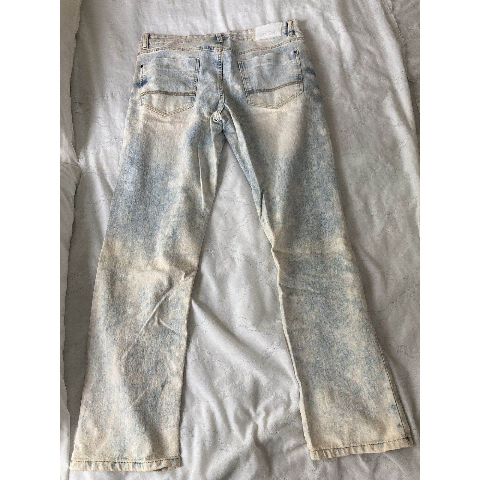 Southpole Southpole Blue Washed Distressed Skinny Jeans 34x30 Y2K Size US 34 / EU 50 - 3 Thumbnail