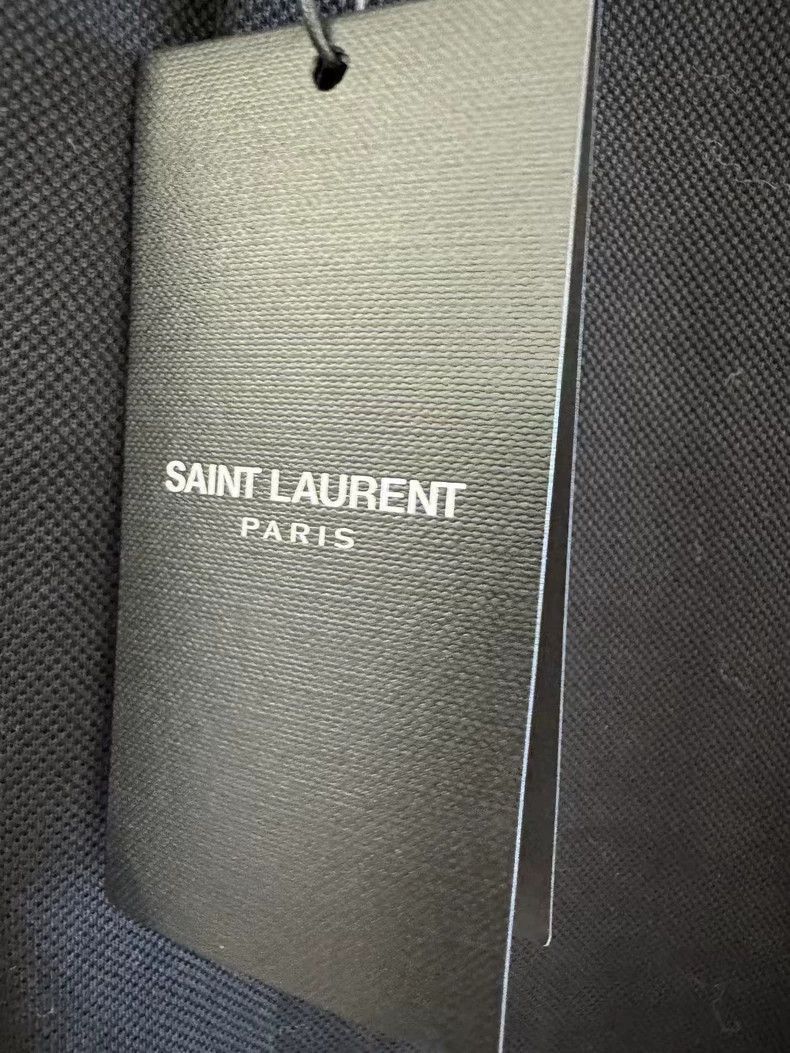 Saint Laurent Paris Saint Laurent Short Sleeve Polo Shirt- Size US XL / EU 56 / 4 - 5 Thumbnail