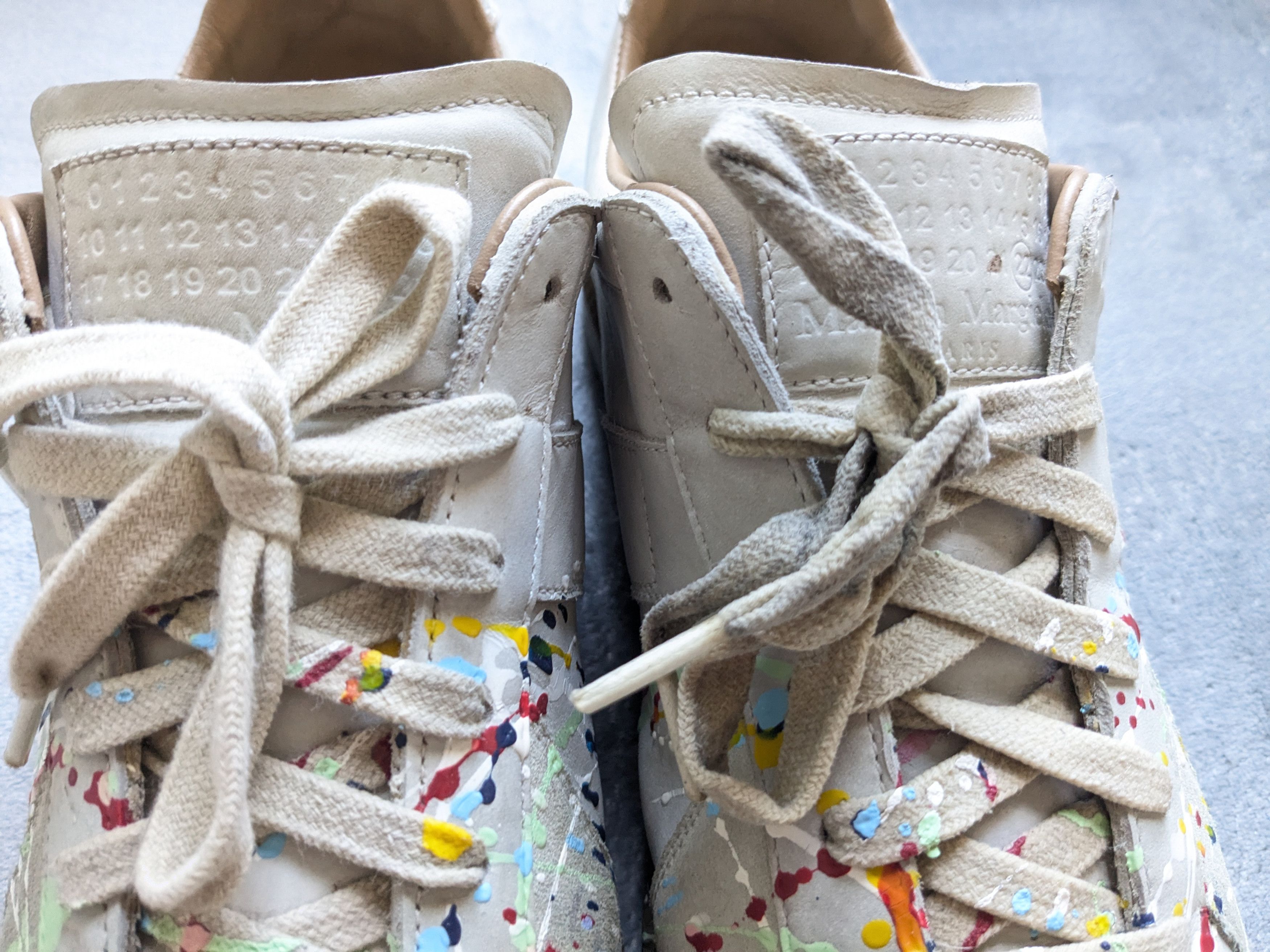 Maison Margiela Maison Margiela Replica GAT Paint Splatter 10 43 Gum Low Size US 10 / EU 43 - 3 Thumbnail