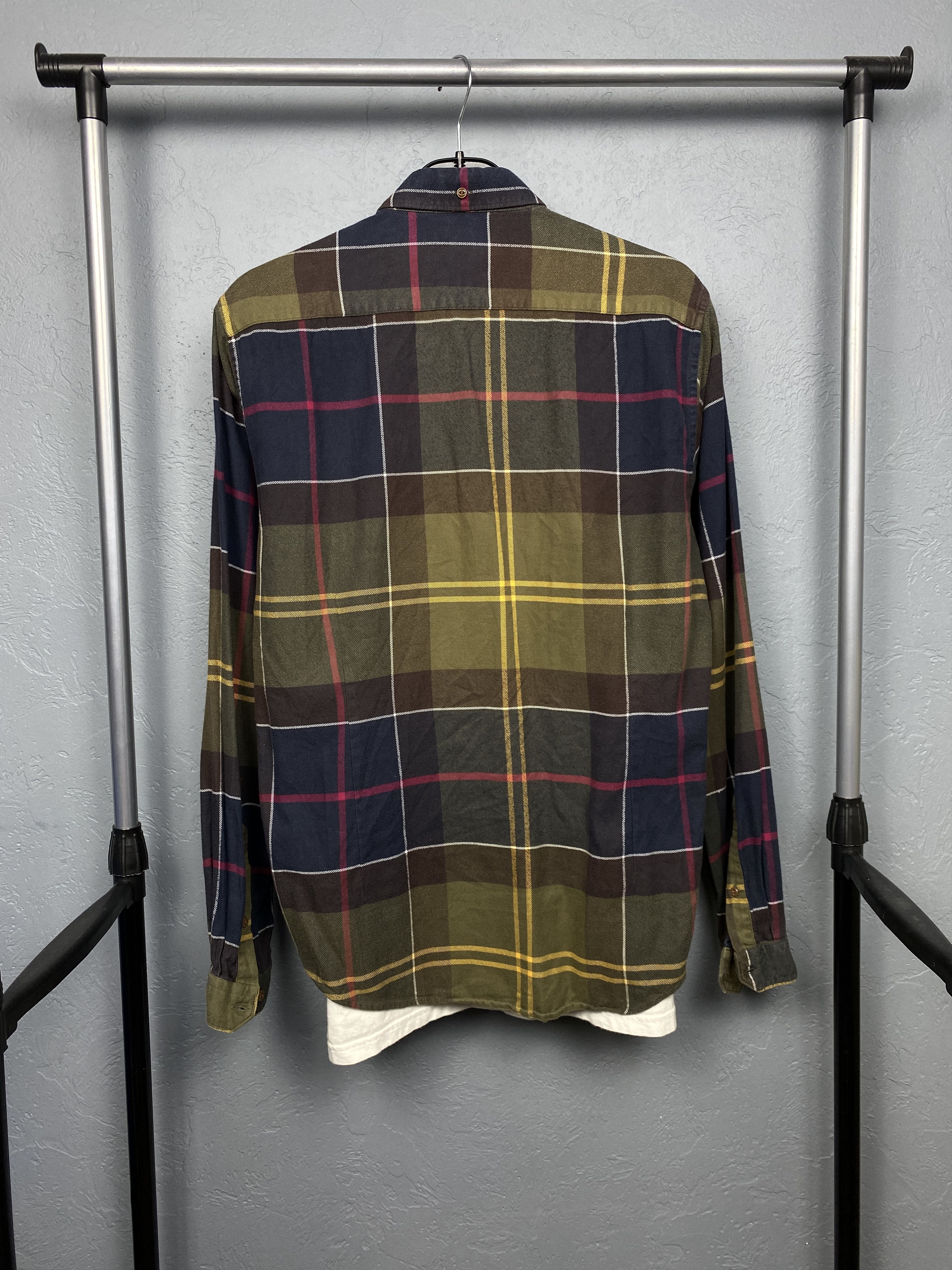 Barbour Barbour Mens Flannel Tartan Plaid Shirt Size US M / EU 48-50 / 2 - 8 Thumbnail