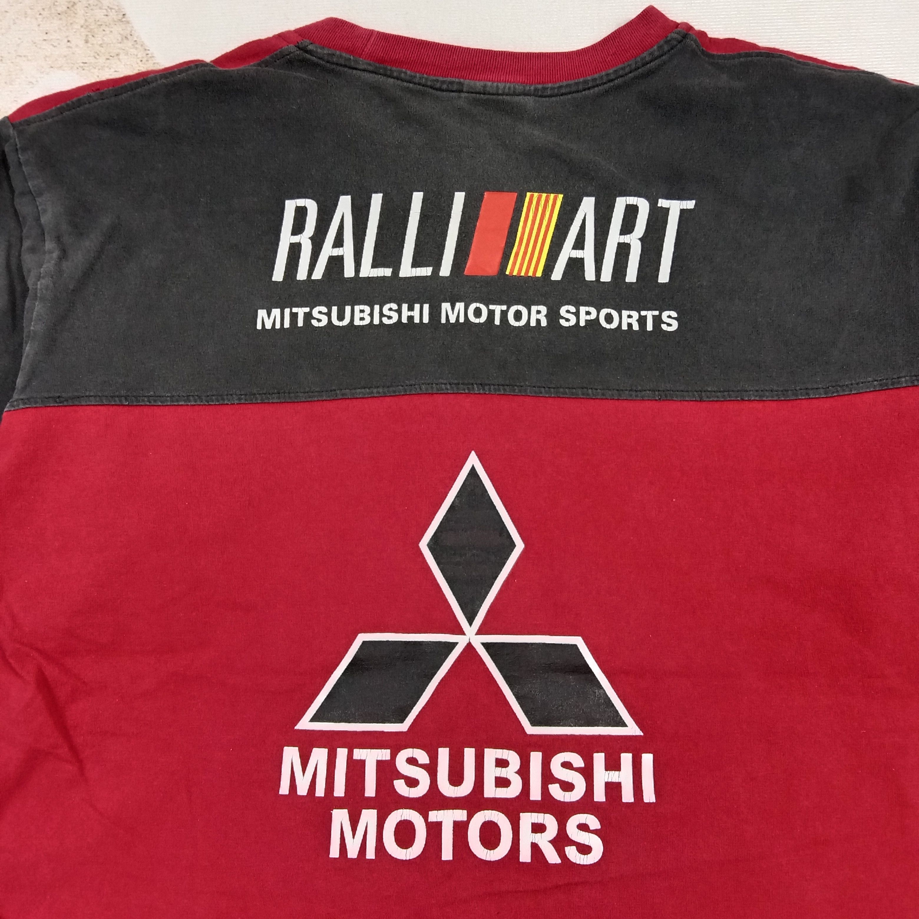 Japanese Brand Mitsubishi Motors Ralliart JDM Racing Tshirt C285N77 Size US L / EU 52-54 / 3 - 6 Thumbnail