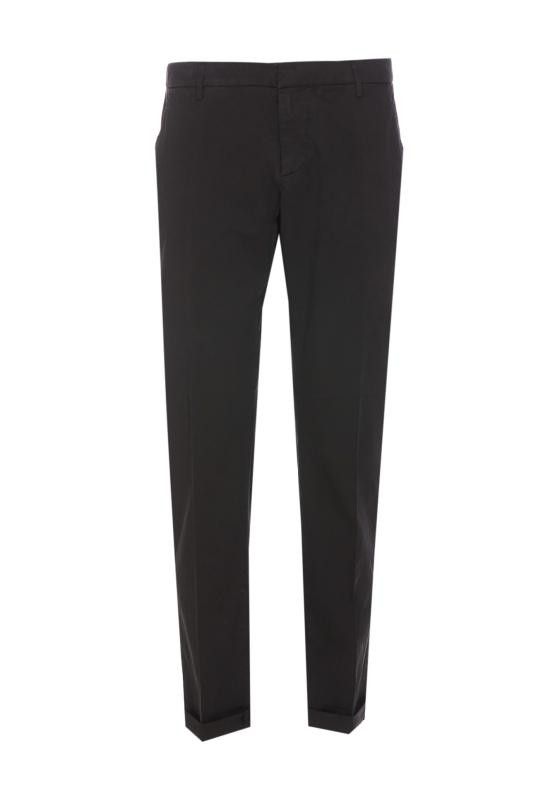 Dondup DONDUP Men Straight Pants UP235 GSE046 IZ1999 Black Size US 29 - 1 Thumbnail