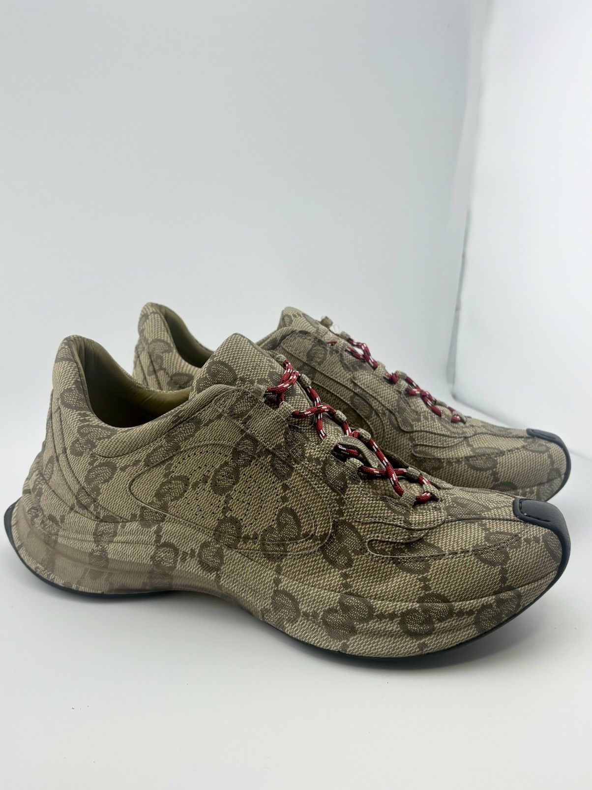Gucci GUCCI RUN GG CUBIC BEIGE EBONY SIZE 9 Size US 9 / EU 42 - 2 Thumbnail