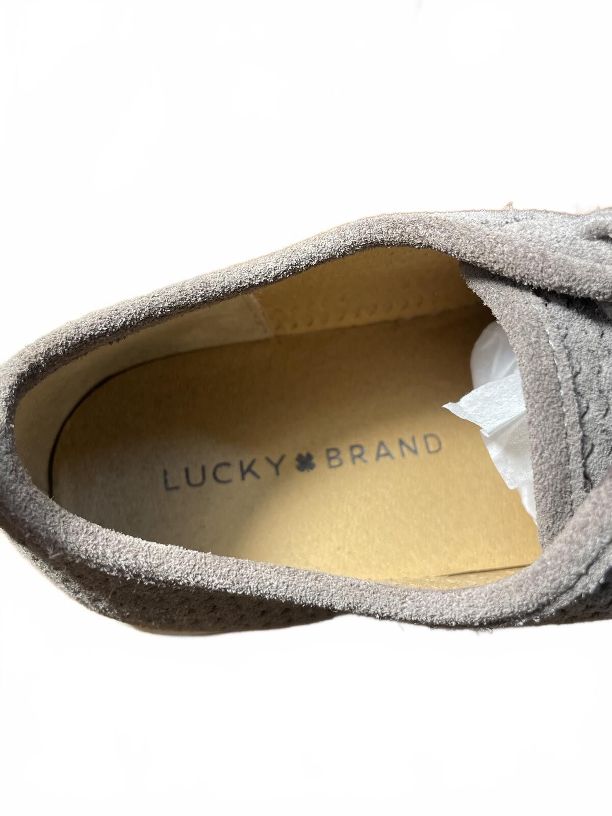 Lucky Brand Lucky Brand Leather Suede Lace Sneakers Shoes Women's 8 Gray Size US 8 / IT 38 - 2 Thumbnail