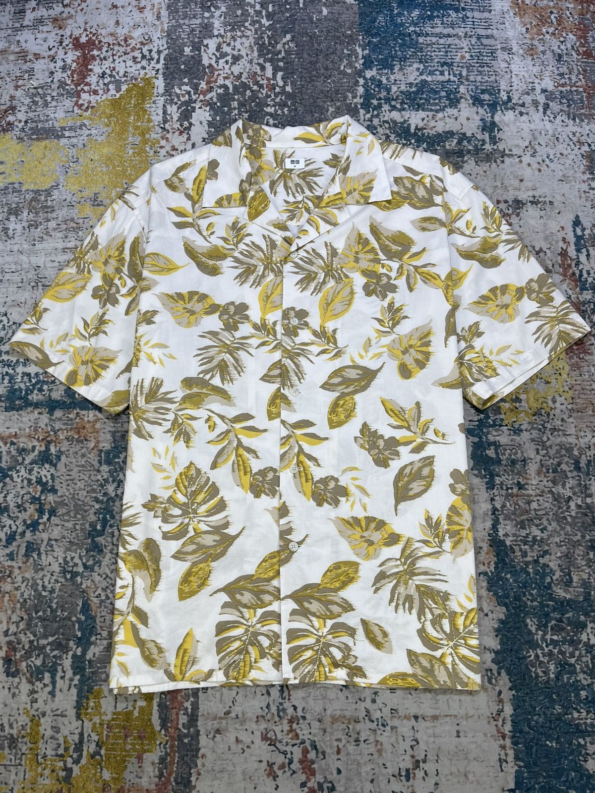 Uniqlo Uniqlo Botanical Print Aloha Hawaiian Shirt Size US M / EU 48-50 / 2 - 2 Thumbnail