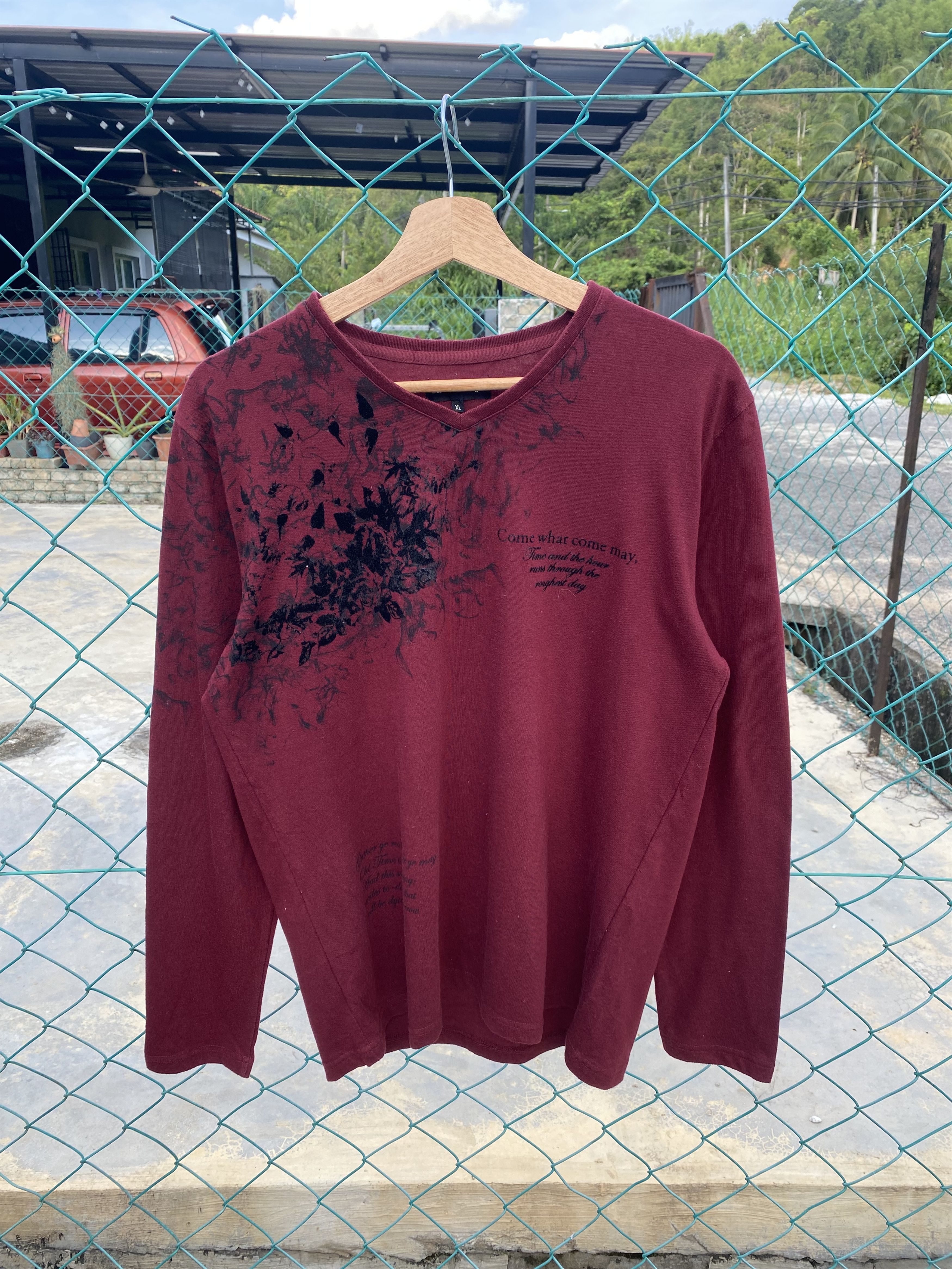 semanticdesign Semanticdesign vneck long sleeve tshirts Size XL / US 12-14 / IT 48-50 - 1 Thumbnail