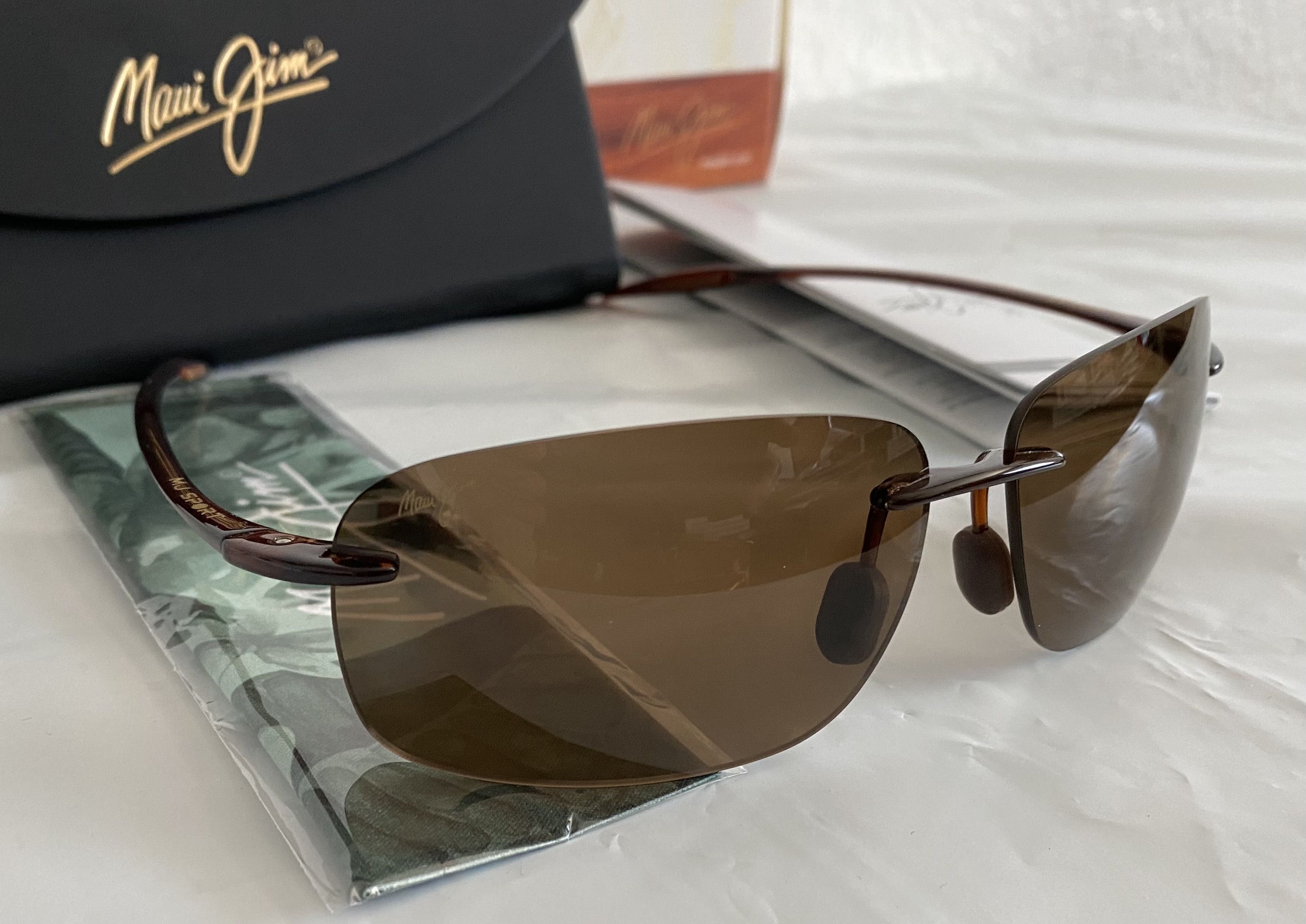 Maui Jim Maui Jim Breakwall Rootbeer Frame HCL Bronze Polarized Lens Size ONE SIZE - 2 Thumbnail