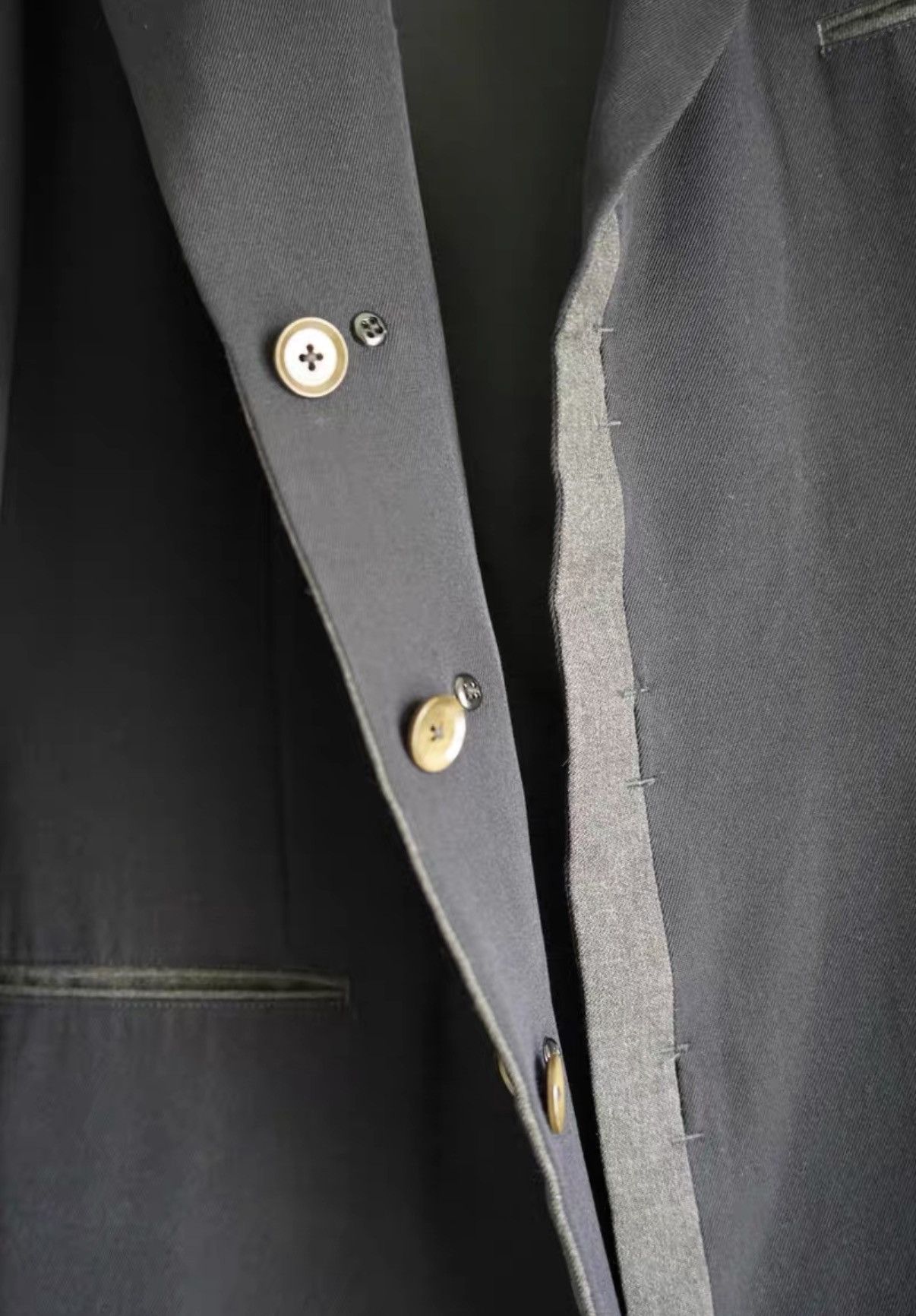 Yohji Yamamoto Yohji Yamamoto 01aw Mafia Cashmere Panel Blazer K4 Size US L / EU 52-54 / 3 - 4 Thumbnail