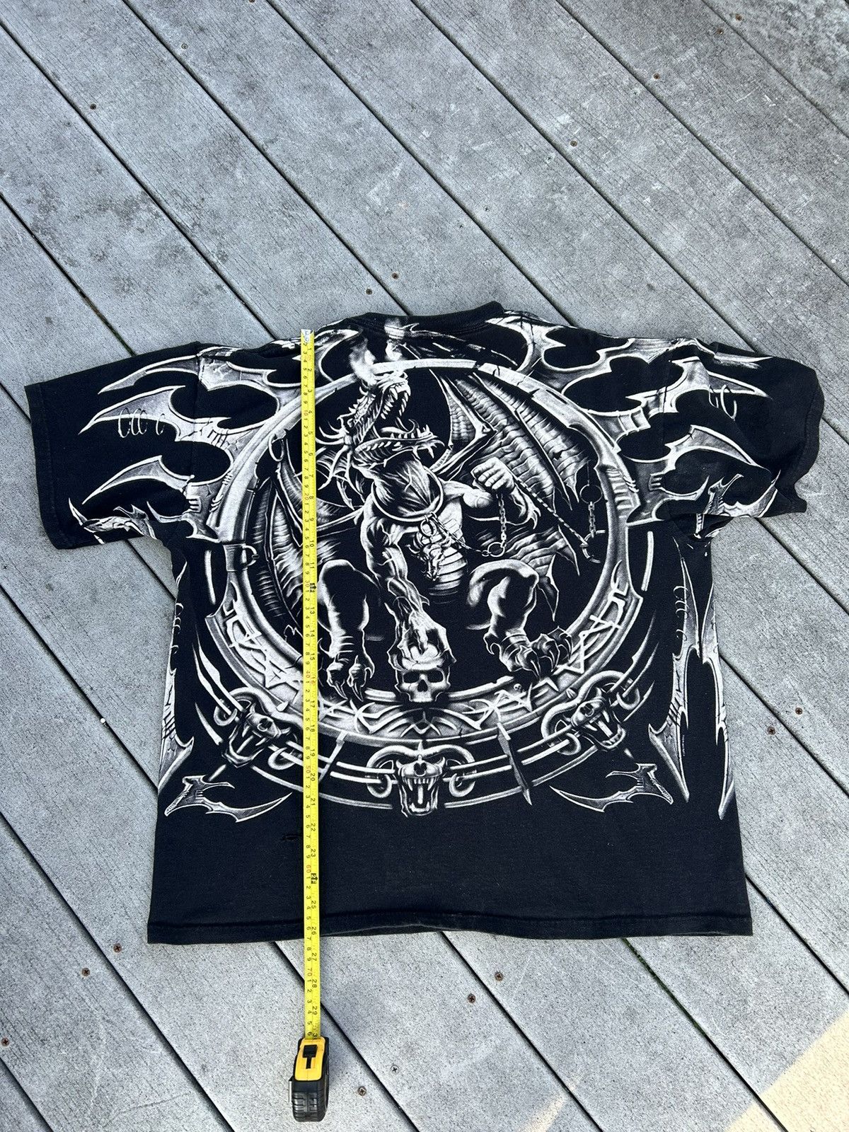 Affliction × JNCO × Vintage Y2K Affliction style Dragon AOP shirt Size US M / EU 48-50 / 2 - 3 Thumbnail