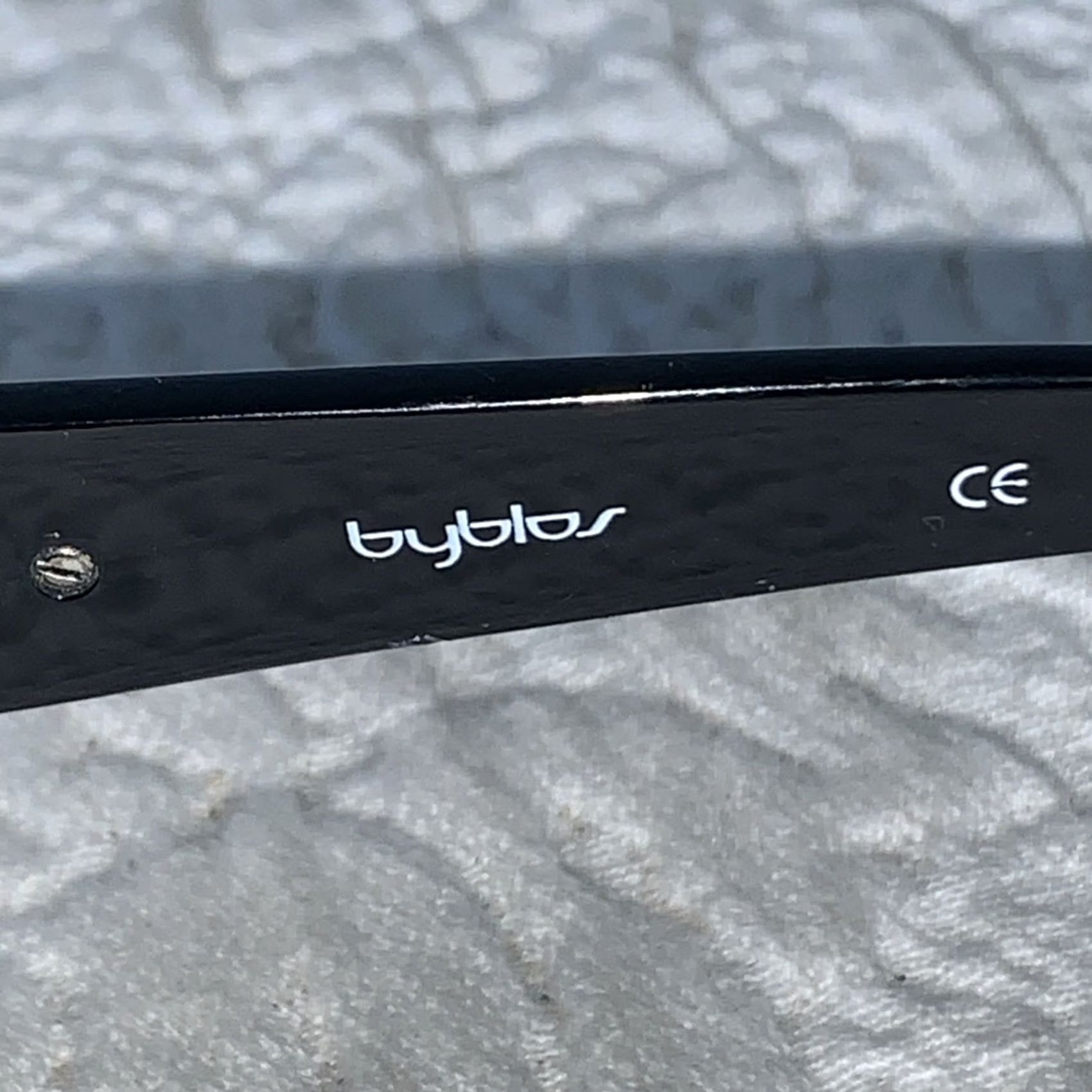 Byblos BYBLOS Sunglasses Rectangular Frames Black 100% UV Blue Lens Men B308s-7002 62x18 125 Size ONE SIZE - 5 Thumbnail