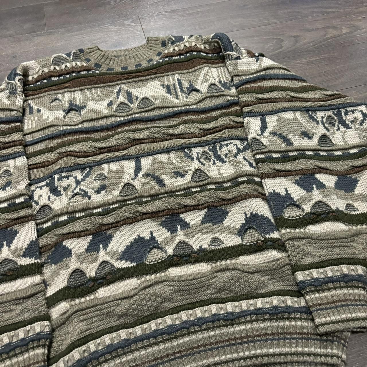 Designer Vintage Canadian Impressions Coogi Style Knit Sweater Size US XL / EU 56 / 4 - 1 Thumbnail
