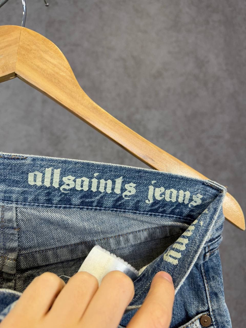 Allsaints Allsaints vintage designer distressed denim jeans Size US 28 / EU 44 - 6 Thumbnail