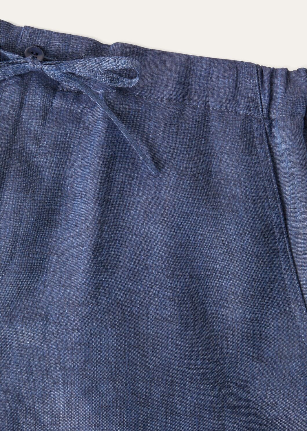 Loro Piana o1w1db10725 FAM2486 Flat Bermuda Short in Blue Size US 36 / EU 52 - 7 Thumbnail