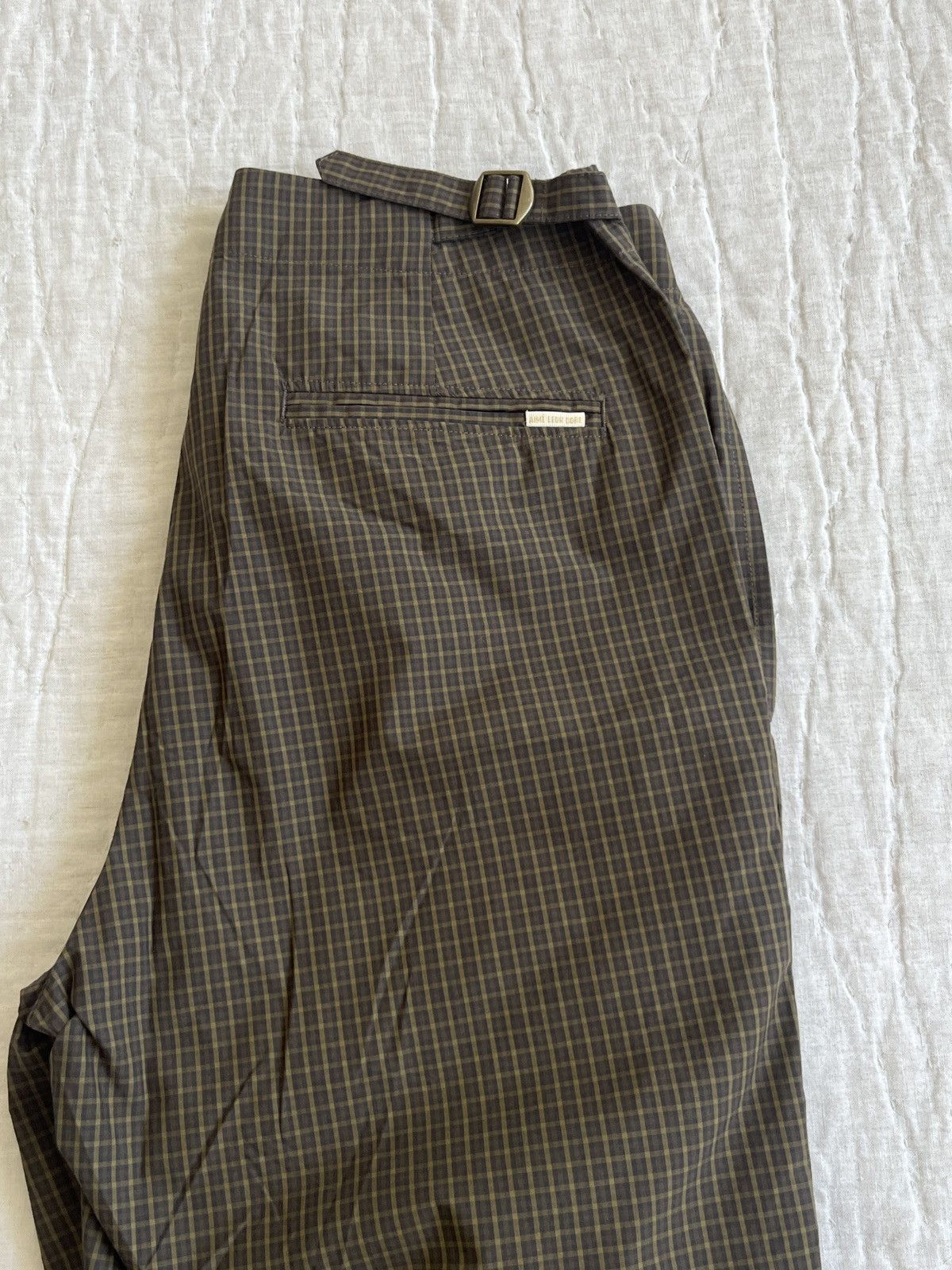 Aime Leon Dore Aime Leon Dore Unisex Plaid Nylon Trouser (Small) Size US 30 / EU 46 - 6 Thumbnail