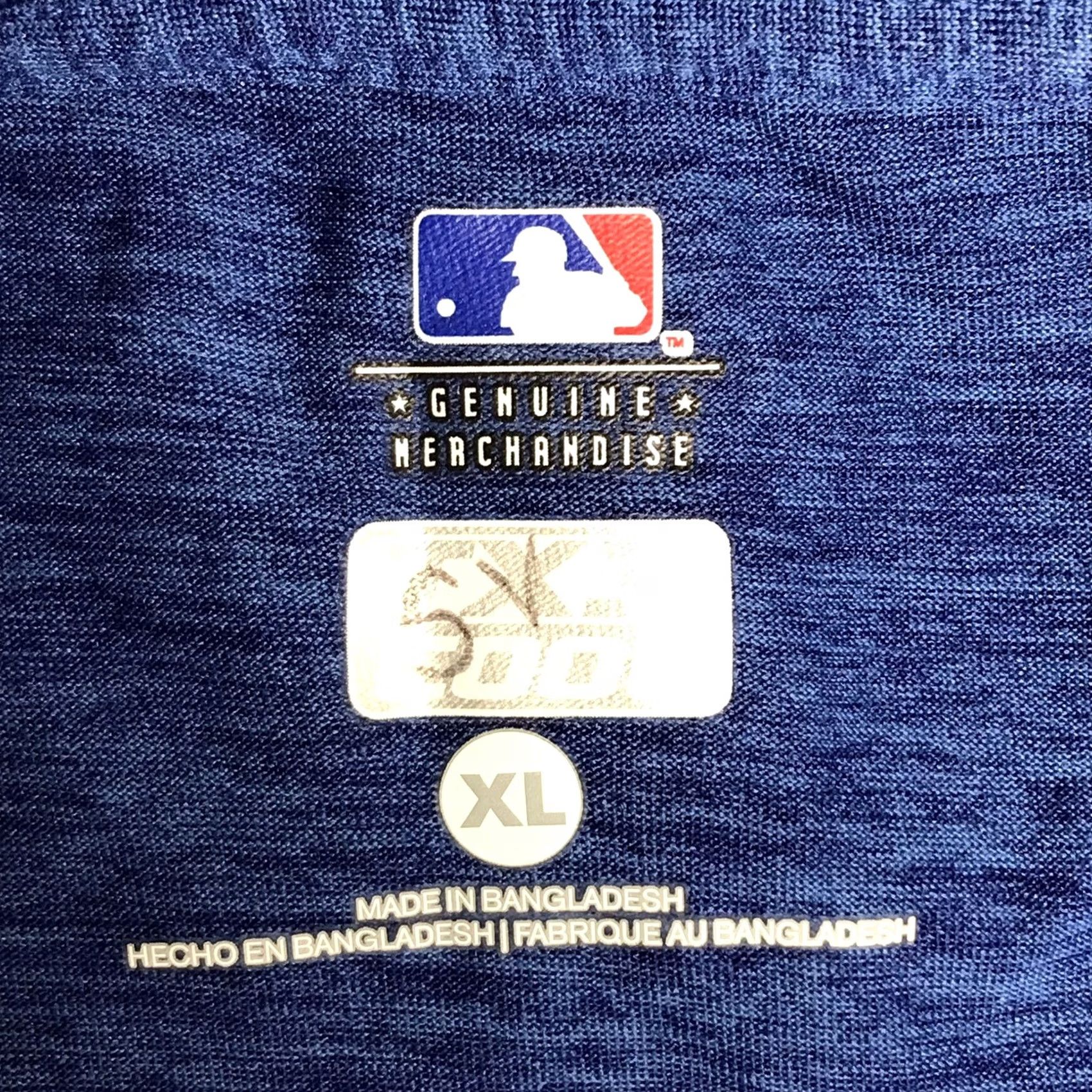 MLB MLB Men Blue Chicago Cubs Baseball Logo TX3 Cool Short Sleeve T-Shirt XL Crew Neck Graphic Size US XL / EU 56 / 4 - 2 Thumbnail
