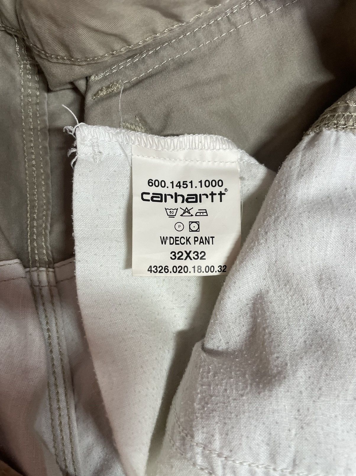 Carhartt × Carhartt Wip × Vintage Carhartt W’Deck Pants Rare Vintage Size US 32 / EU 48 - 6 Thumbnail