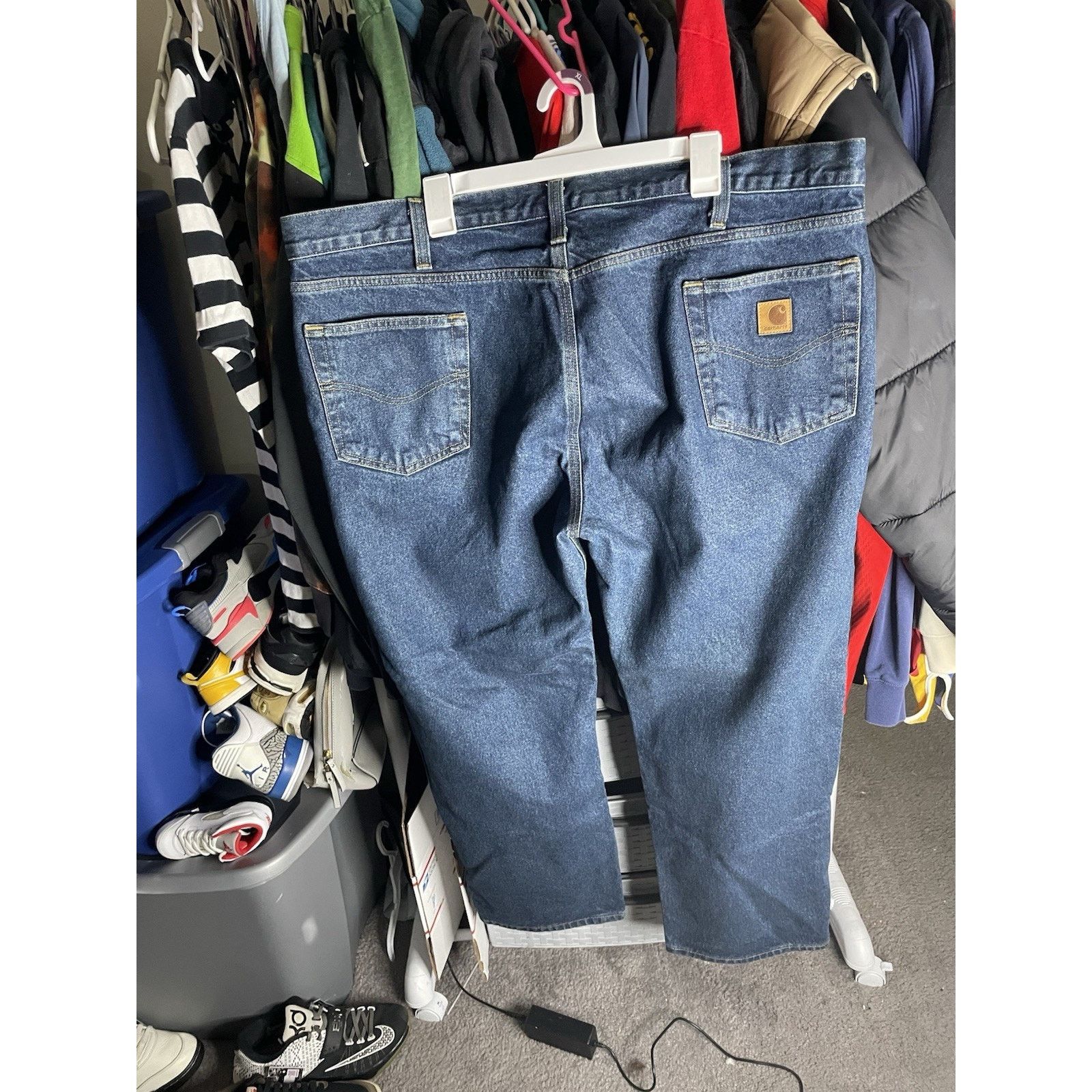 Carhartt Size 44x30- Carhartt Jeans Men's Blue Denim Traditional Fit Size US 44 / EU 60 - 2 Thumbnail