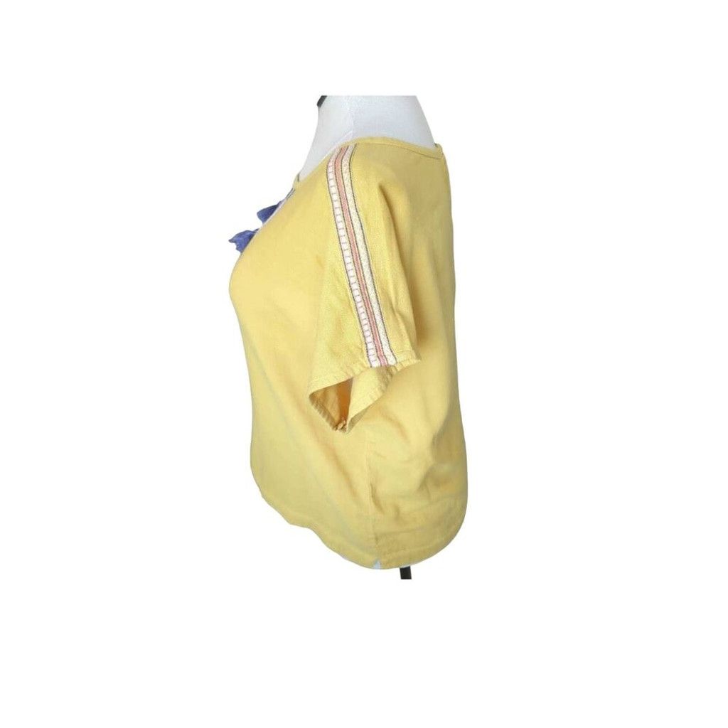 Ariat Ariat Flutter Sleeve Top Yellow Southwestern With Tassels XL Size XL / US 12-14 / IT 48-50 - 2 Thumbnail