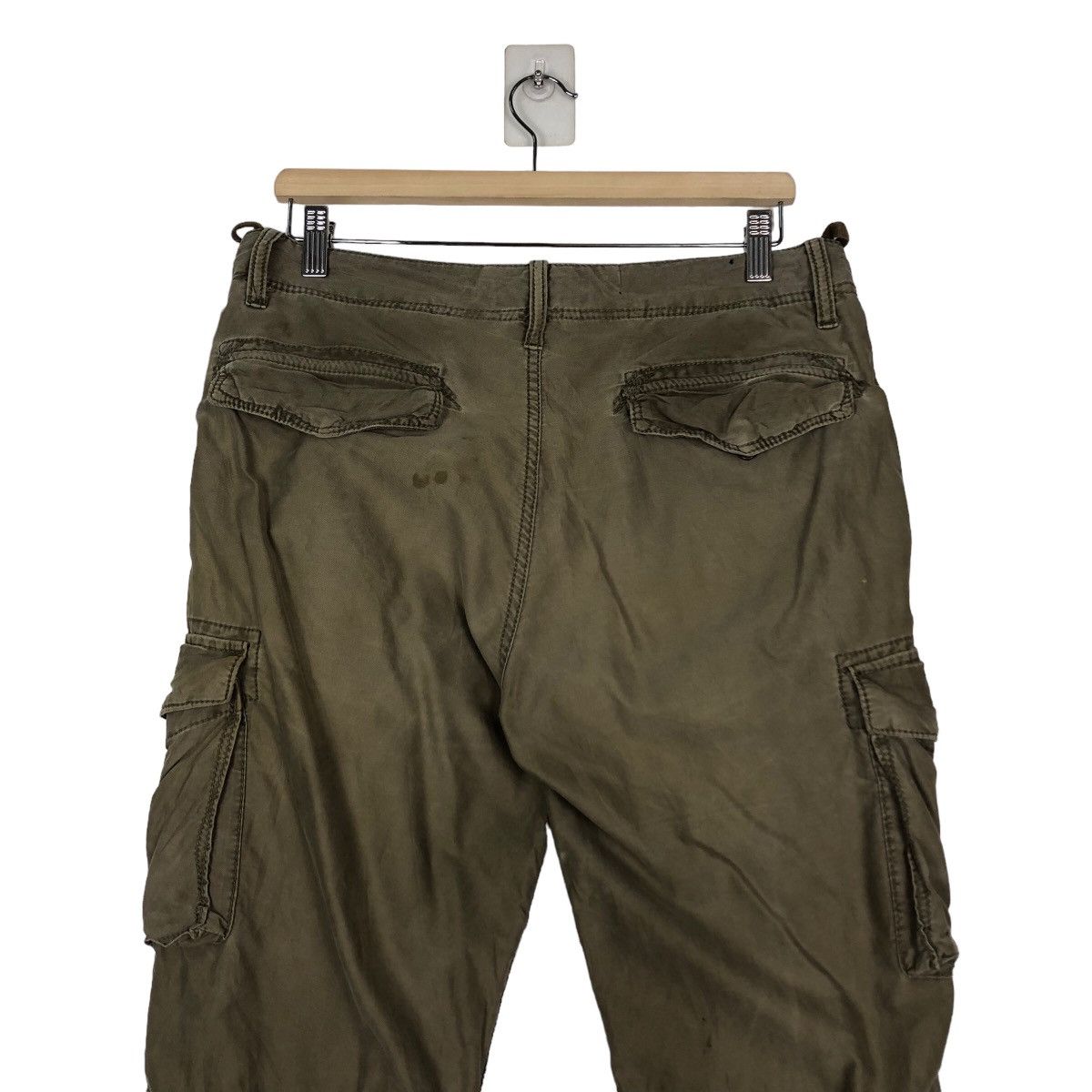 Hysteric Glamour 🔥Vintage Flare Cargo Pants Back Number Japan Multi Pockets Size US 32 / EU 48 - 9 Thumbnail