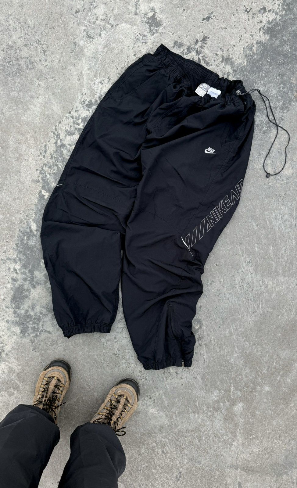 Nike Air Max Vintage Nylon Y2k Premier Rare Baggy Pants XL