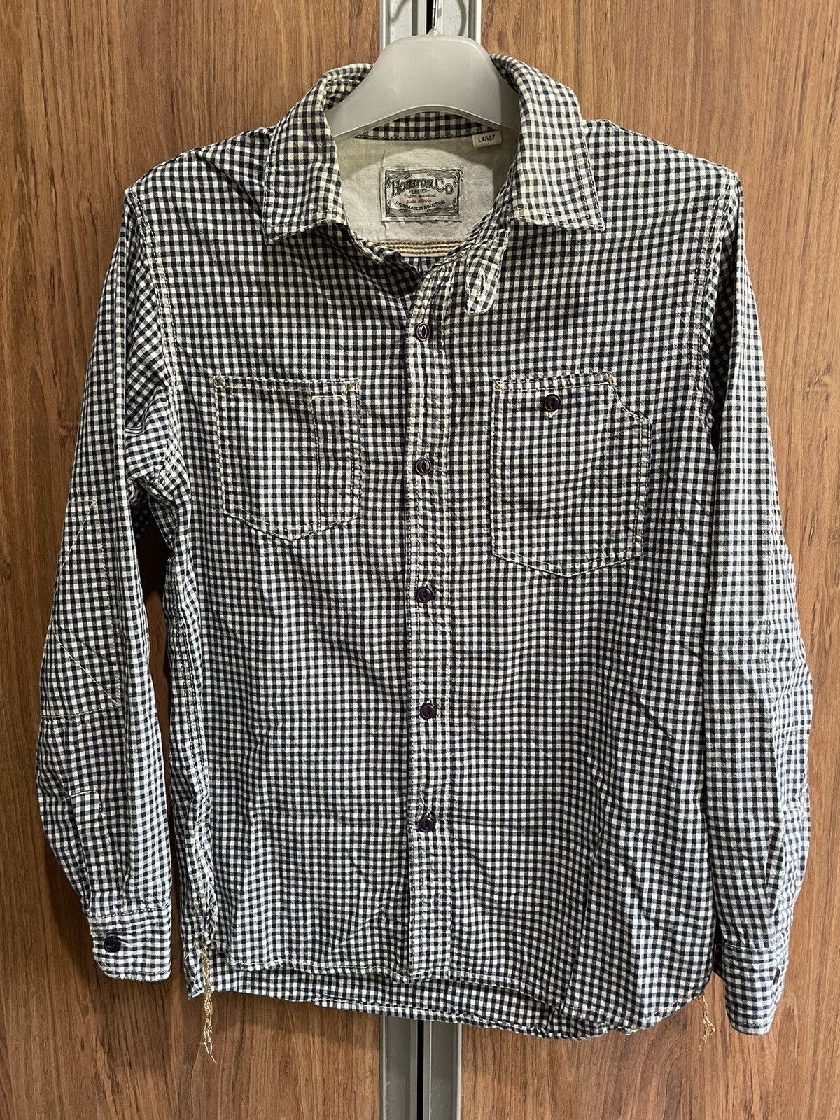 Japanese Brand JAPANESE BRAND HOUSTON UNION MADE CASUAL SHIRT Size US L / EU 52-54 / 3 - 1 Thumbnail