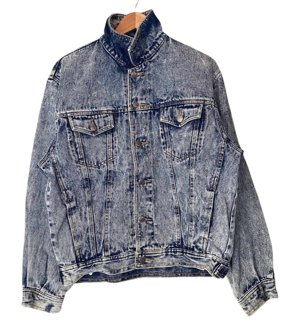 If Six Was Nine Rare POONER’S Denim Jacket Stonewash Size US M / EU 48-50 / 2 - 1 Thumbnail