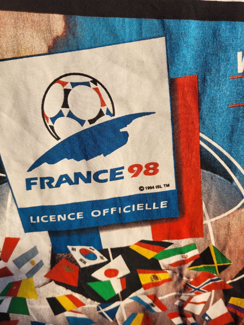Vintage Panini 98 world cup vintage jersey Size US XL / EU 56 / 4 - 4 Thumbnail
