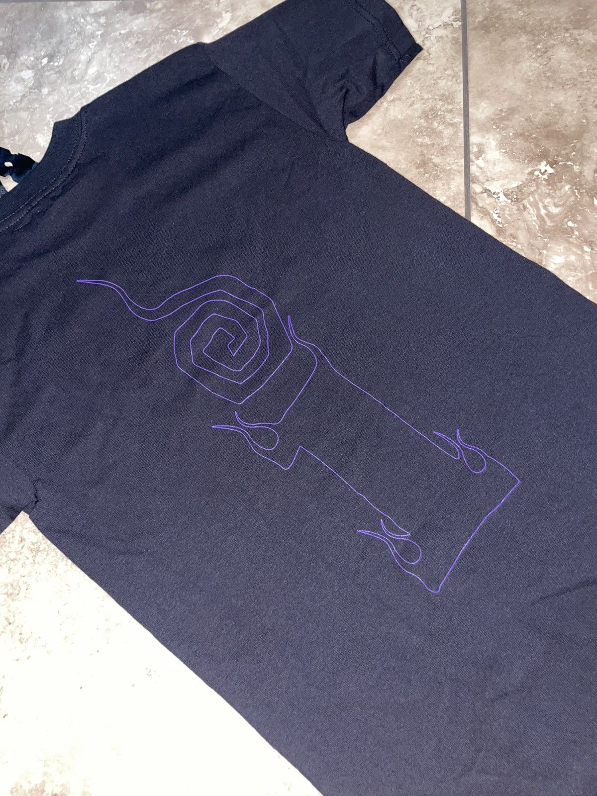 Vlone Unreleased Vlone X Interscope Records Tee Black/Purple Small Size US S / EU 44-46 / 1 - 4 Thumbnail