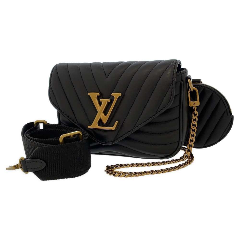 image of Louis Vuitton Multi-Pochette With Coin Case Black, Women's