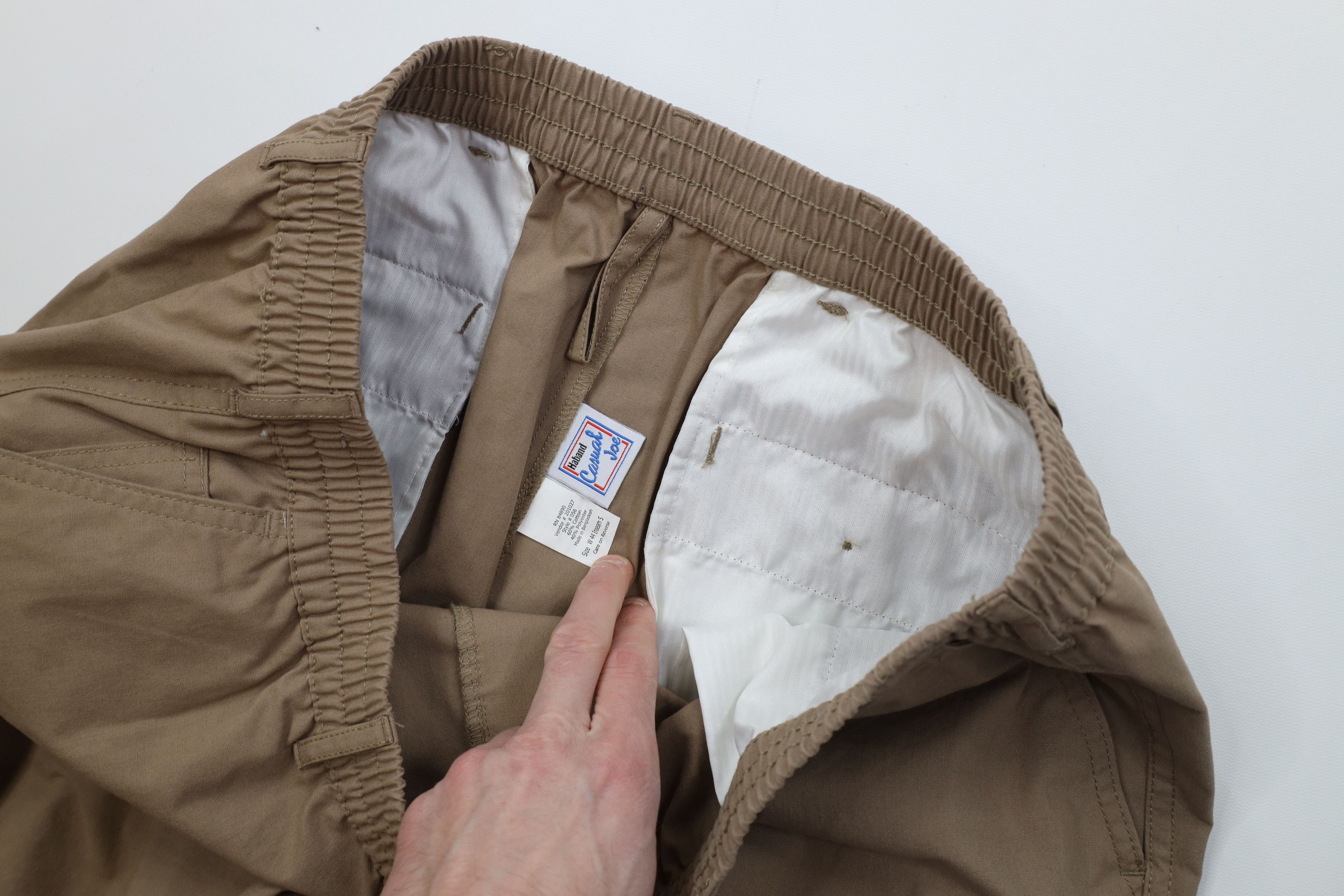 Vintage Vintage 90s Streetwear Baggy Wide Leg Cargo Pants Khaki Size US 44 / EU 60 - 8 Thumbnail