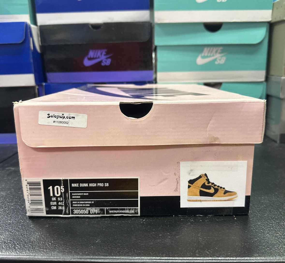 Nike Size 10.5 - Nike Dunk Pro SB High Iowa - 305050-071 Size US 10.5 / EU 43-44 - 7 Thumbnail