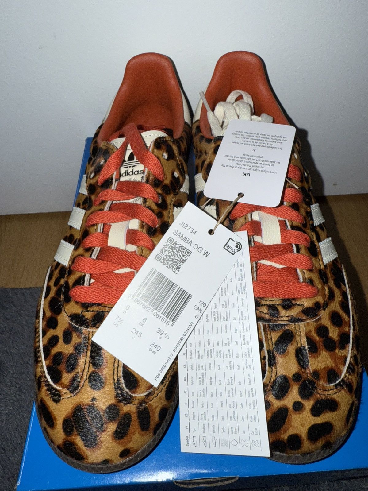Adidas Adidas Samba OG Léopard Size US 7.5 / IT 37.5 - 7 Thumbnail